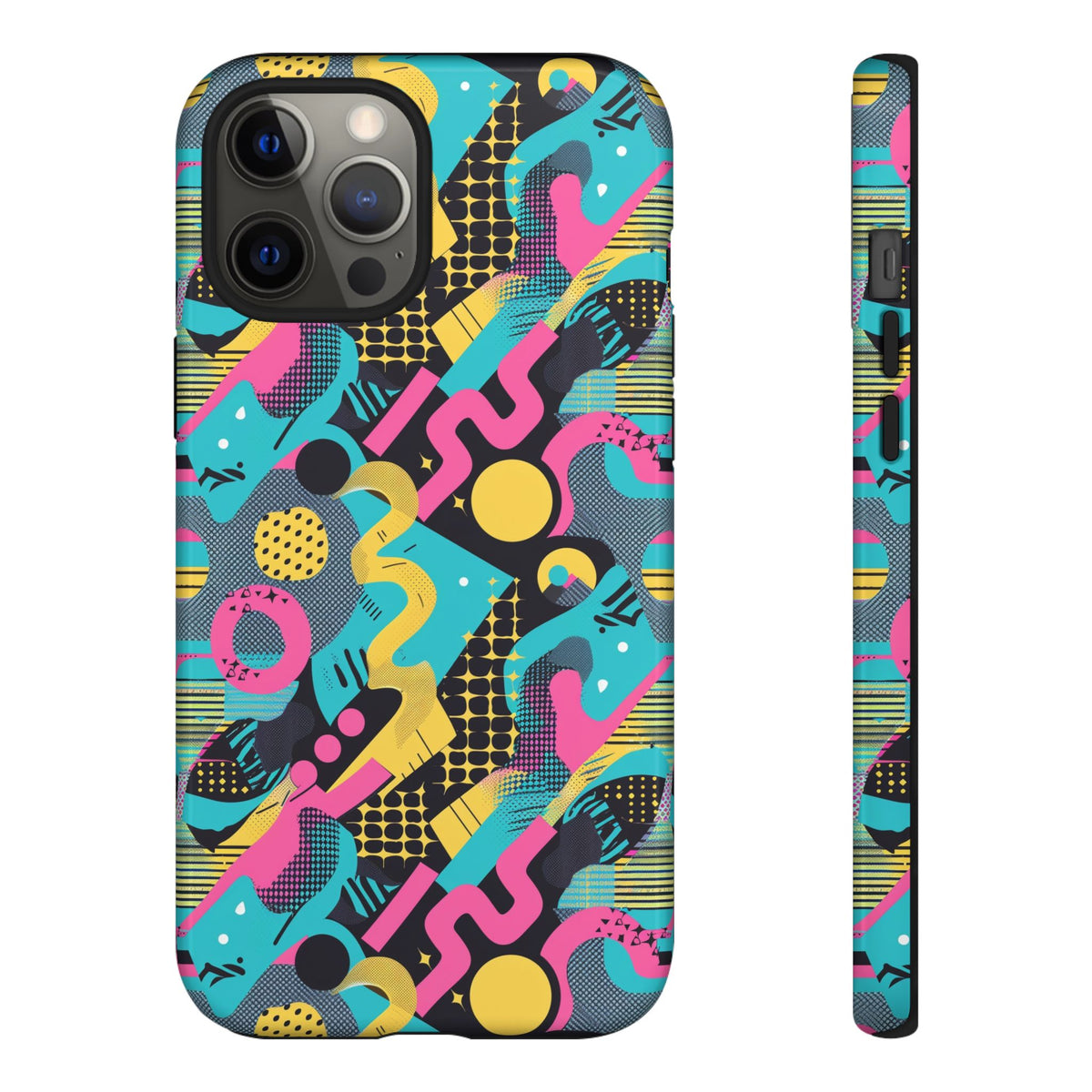 Retro 80s Seamless Phone Case – Vintage Style Meets Modern Protection 138