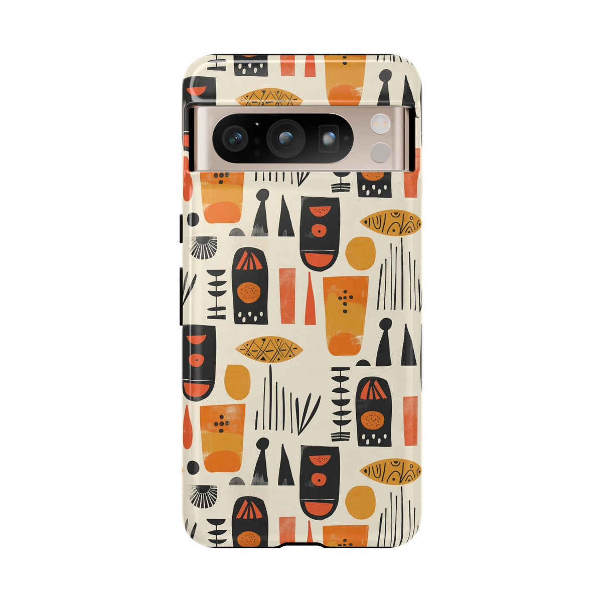 Stylish African Pattern Phone Case – Unique and Vibrant Protection 208