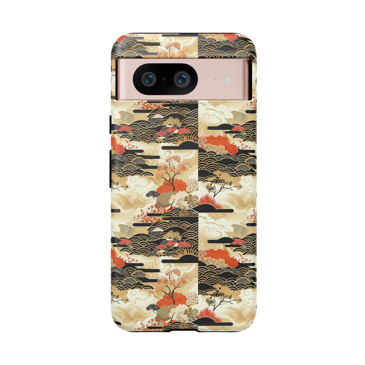 Japanese Pattern Phone Case – Elegant & Timeless Design for Your Phone 123