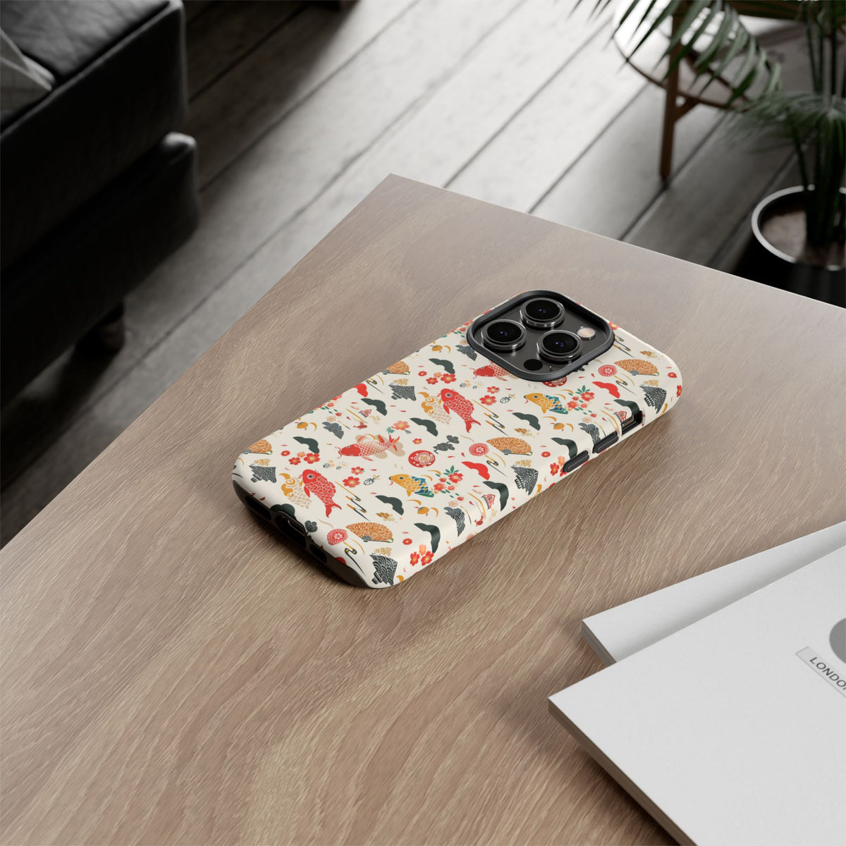 Japanese Pattern Phone Case – Elegant & Timeless Design for Your Phone 154