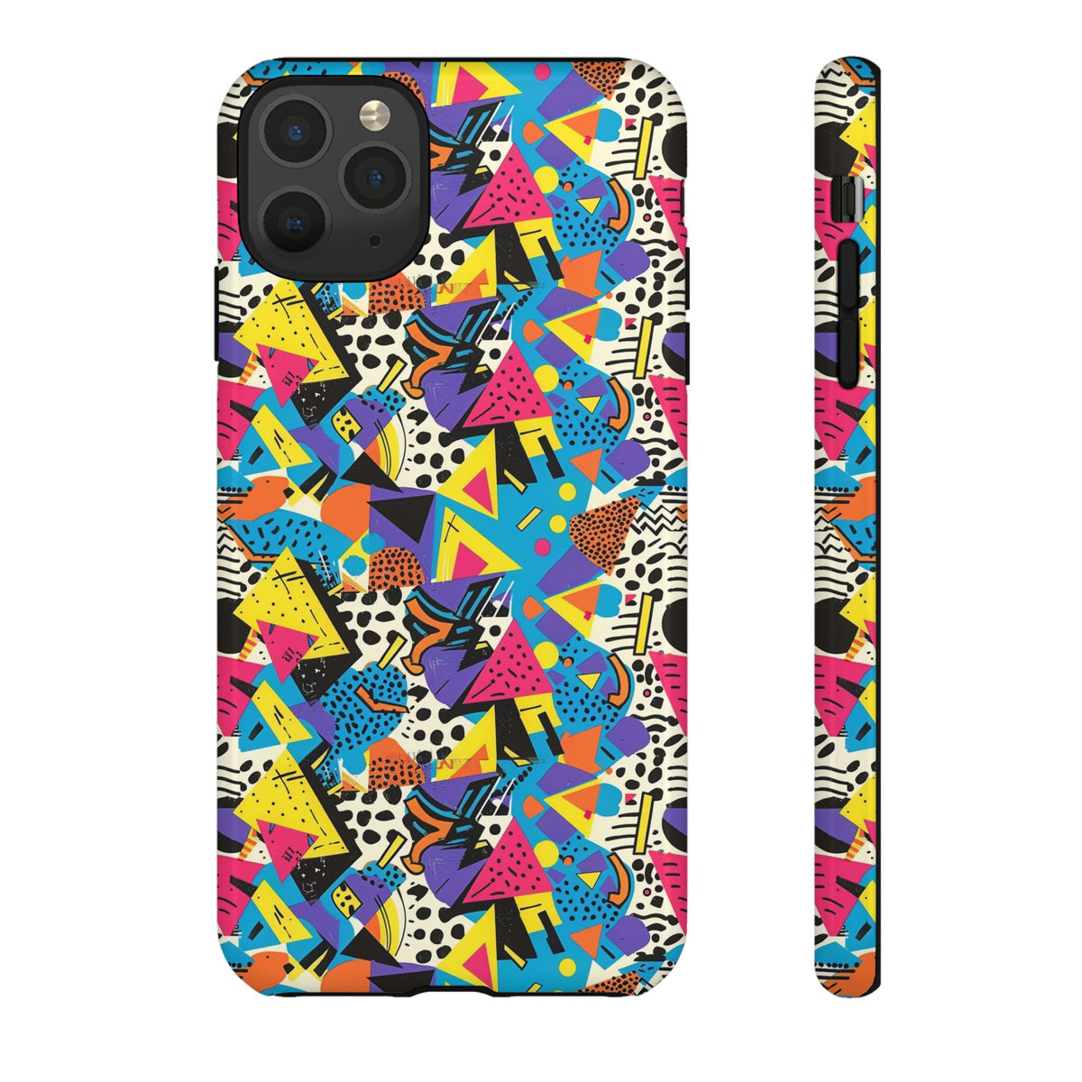 90s Themed Seamless Pattern Phone Case – Embrace Retro Style and Protection 231