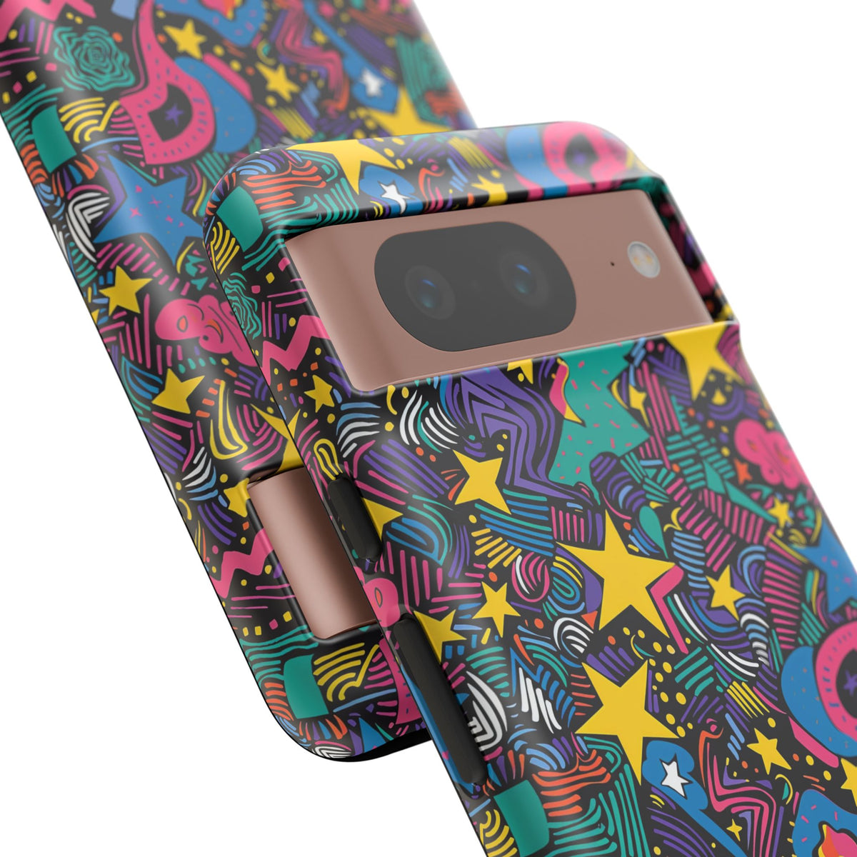 90s Themed Seamless Pattern Phone Case – Embrace Retro Style and Protection 227