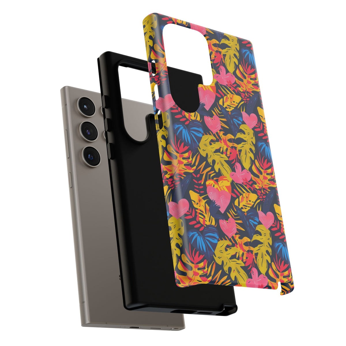 Heart Pattern Phone Case – Stylish & Loving Design for Your Device 360