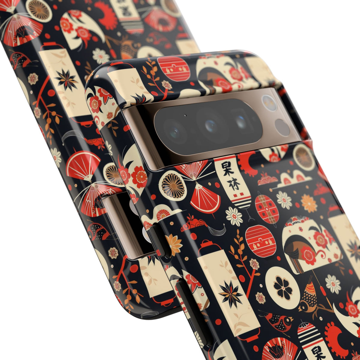 Japanese Pattern Phone Case – Elegant & Timeless Design for Your Phone 069