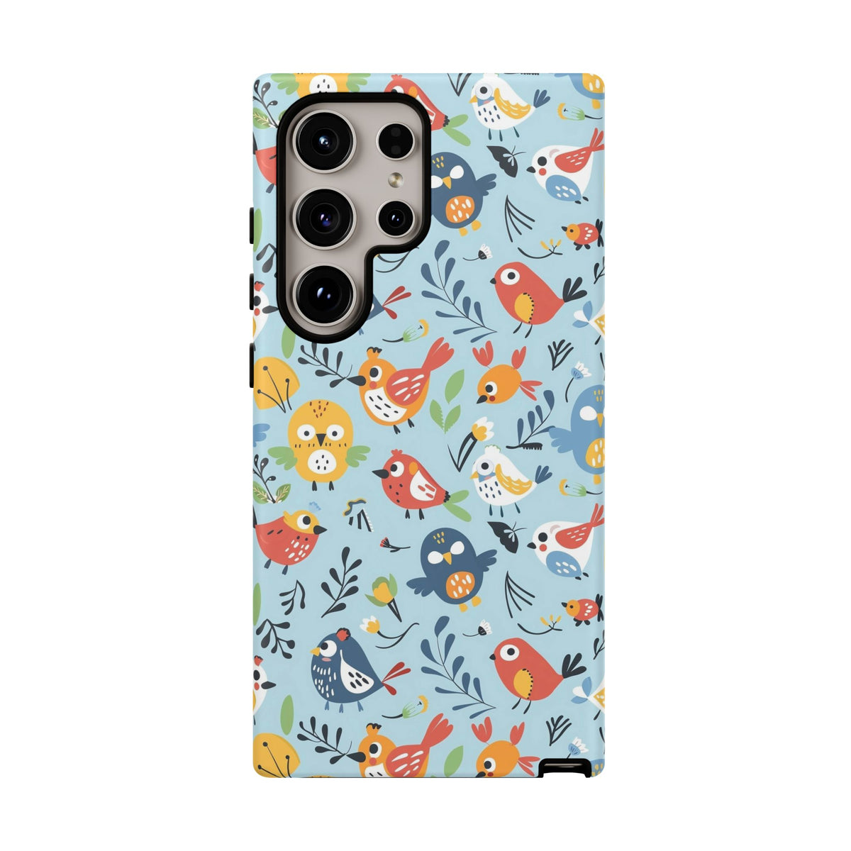 Birds Seamless Pattern Phone Case – Elegant and Timeless Avian Design 7