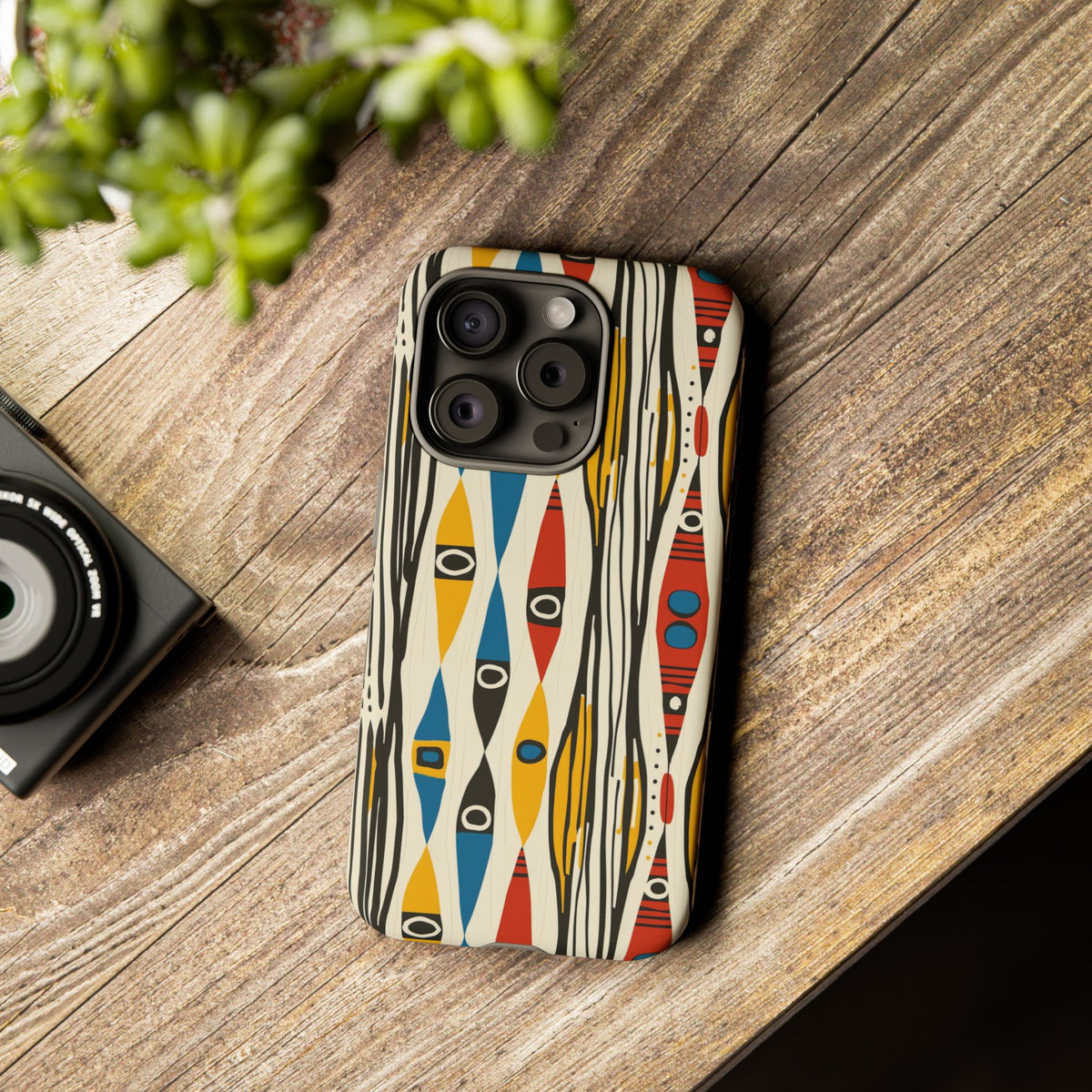 Stylish African Pattern Phone Case – Unique and Vibrant Protection 202