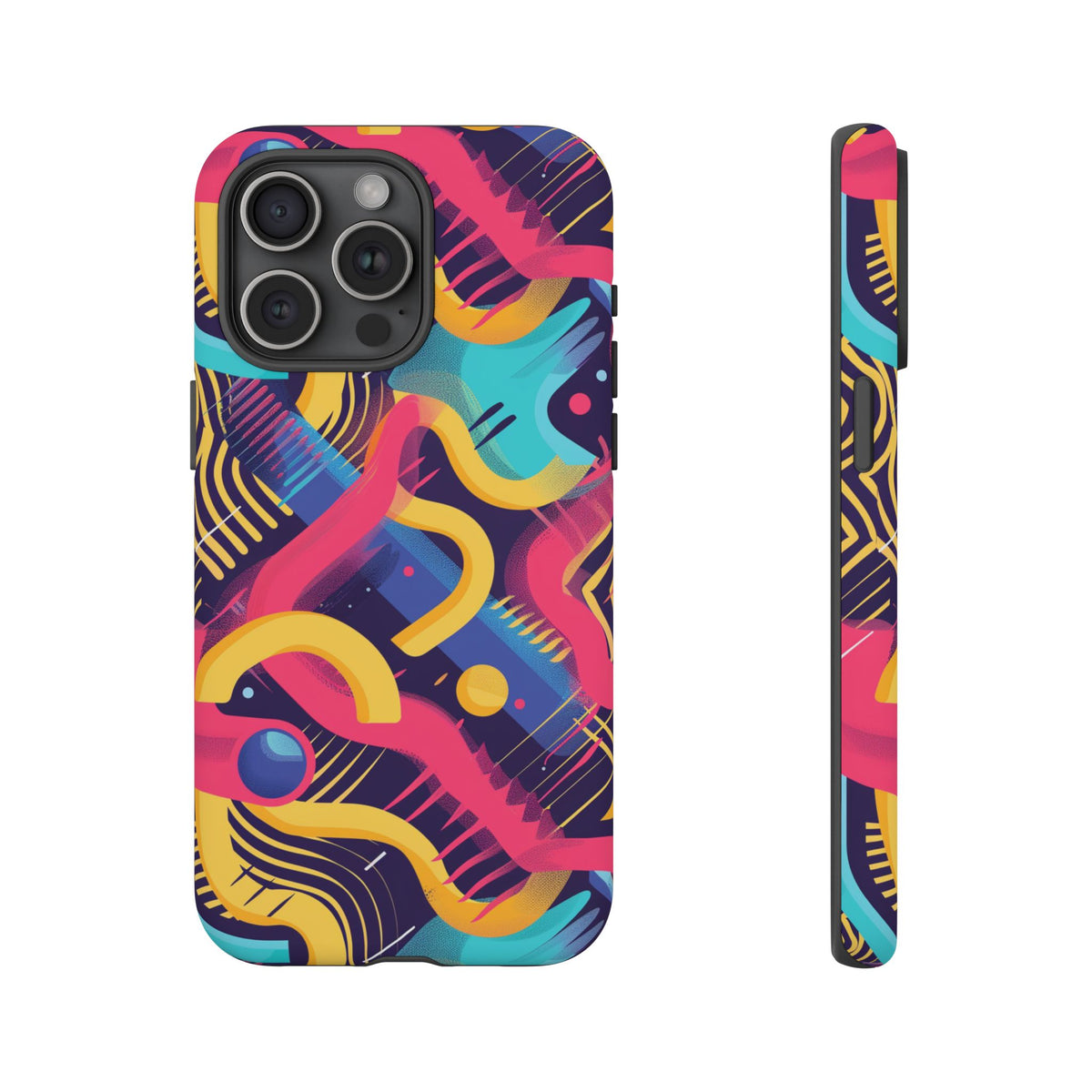 Retro 80s Seamless Phone Case – Vintage Style Meets Modern Protection 2