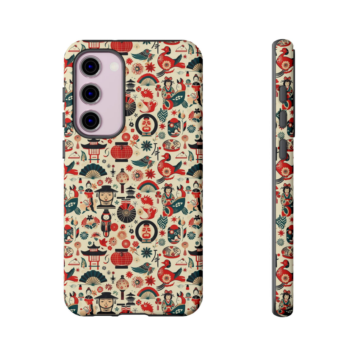 Japanese Pattern Phone Case – Elegant & Timeless Design for Your Phone 471