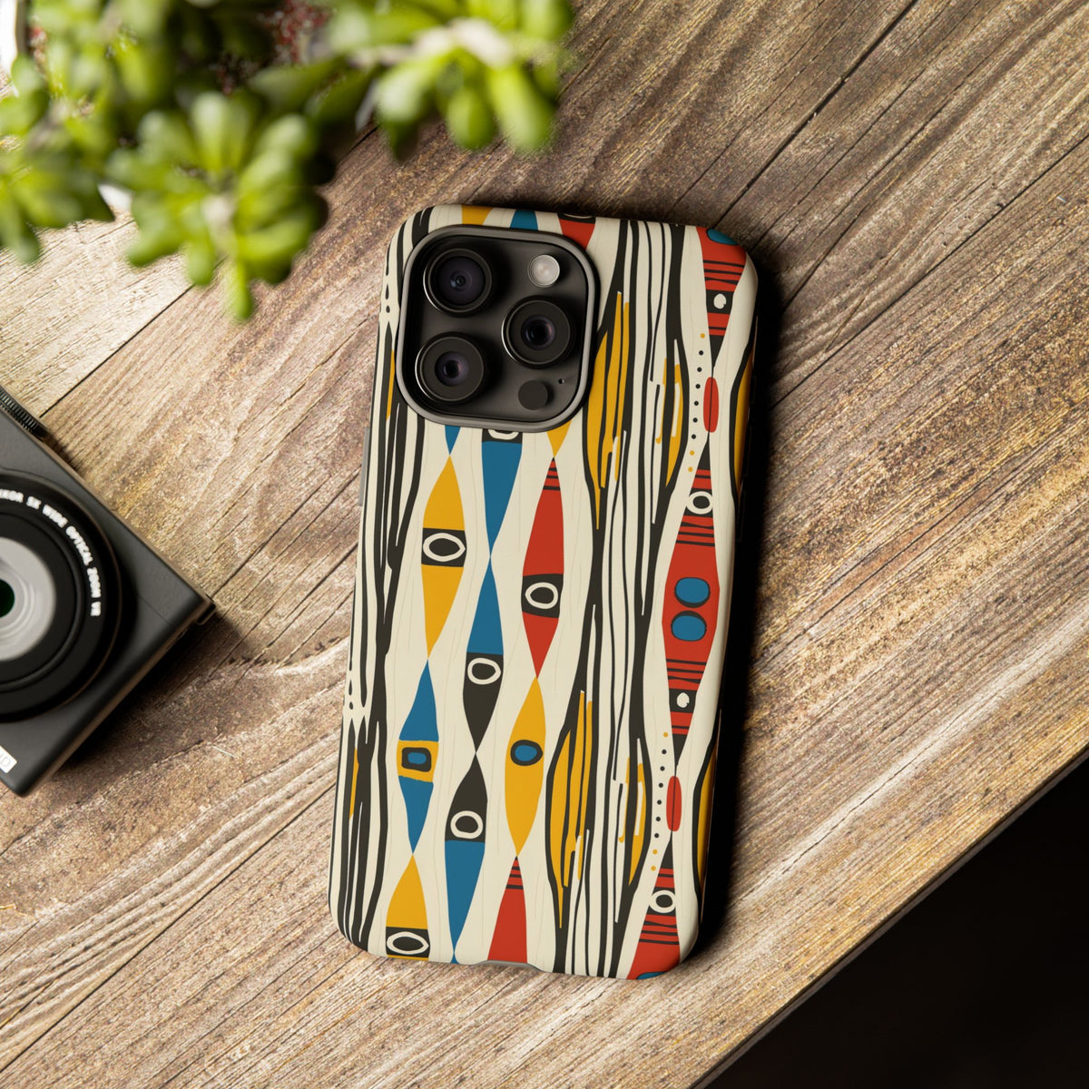 Stylish African Pattern Phone Case – Unique and Vibrant Protection 202