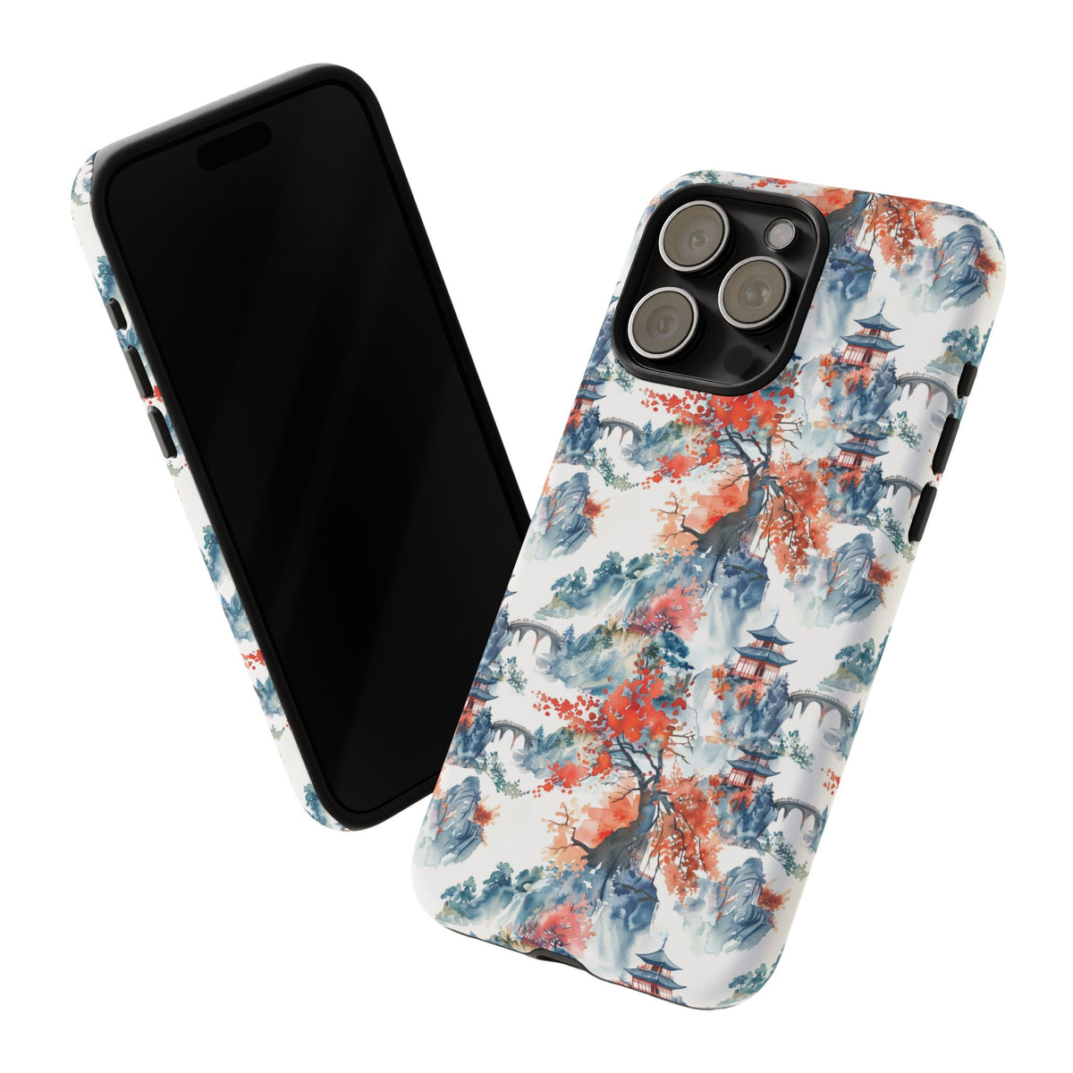 Japanese Pattern Phone Case – Elegant & Timeless Design for Your Phone 043