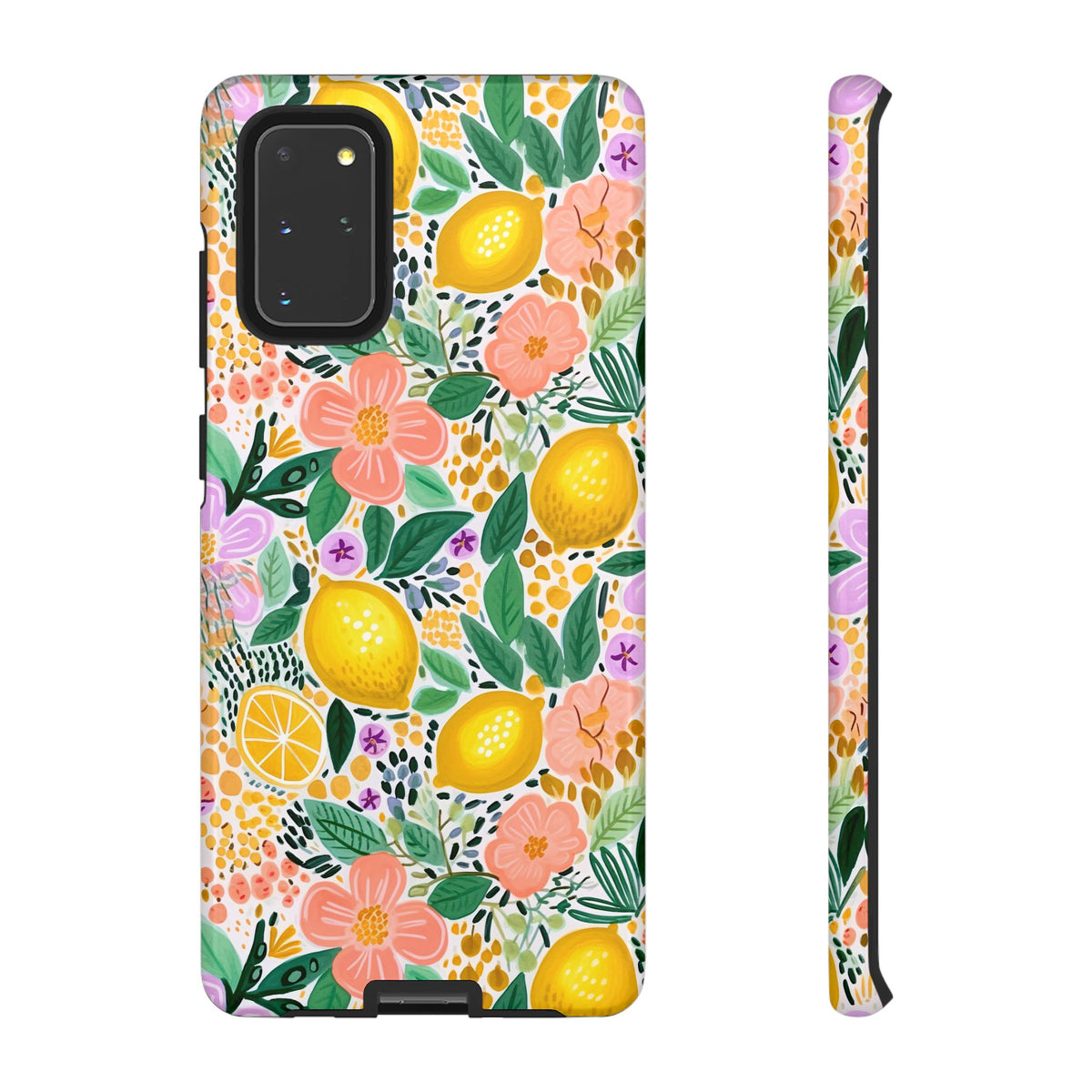 Cute Summer Lemons Phone Case – Refreshing Citrus Design for Your Phone