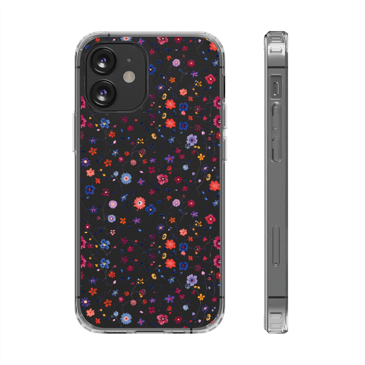 Wild Flowers Garden Stitch Phone Case – Nature-Inspired Floral Design 7