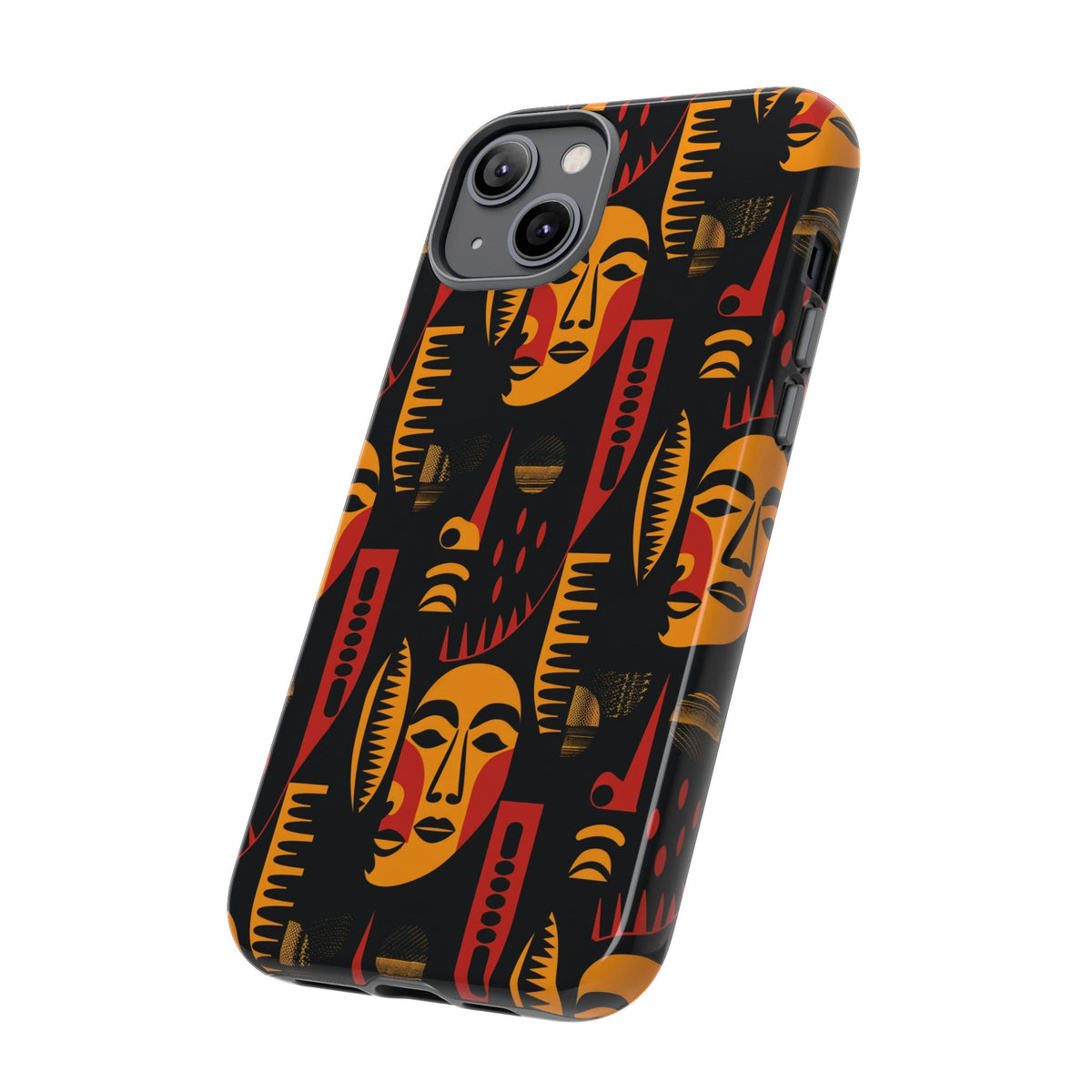 Stylish African Pattern Phone Case – Unique and Vibrant Protection 203