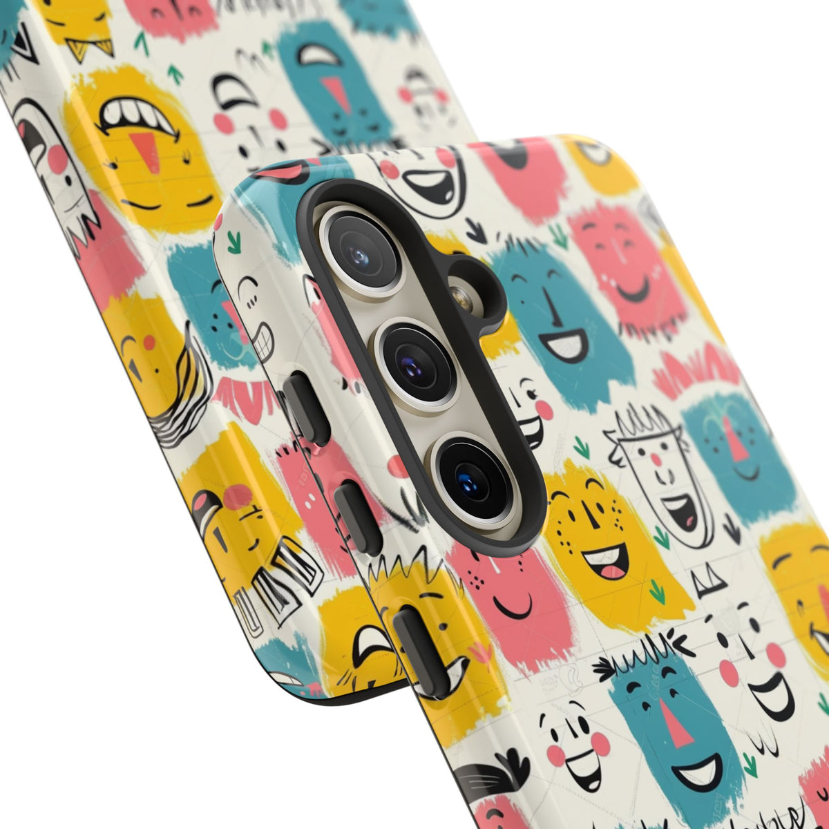 Happy Faces Phone Case – Joyful and Cheerful Design for a Bright Look