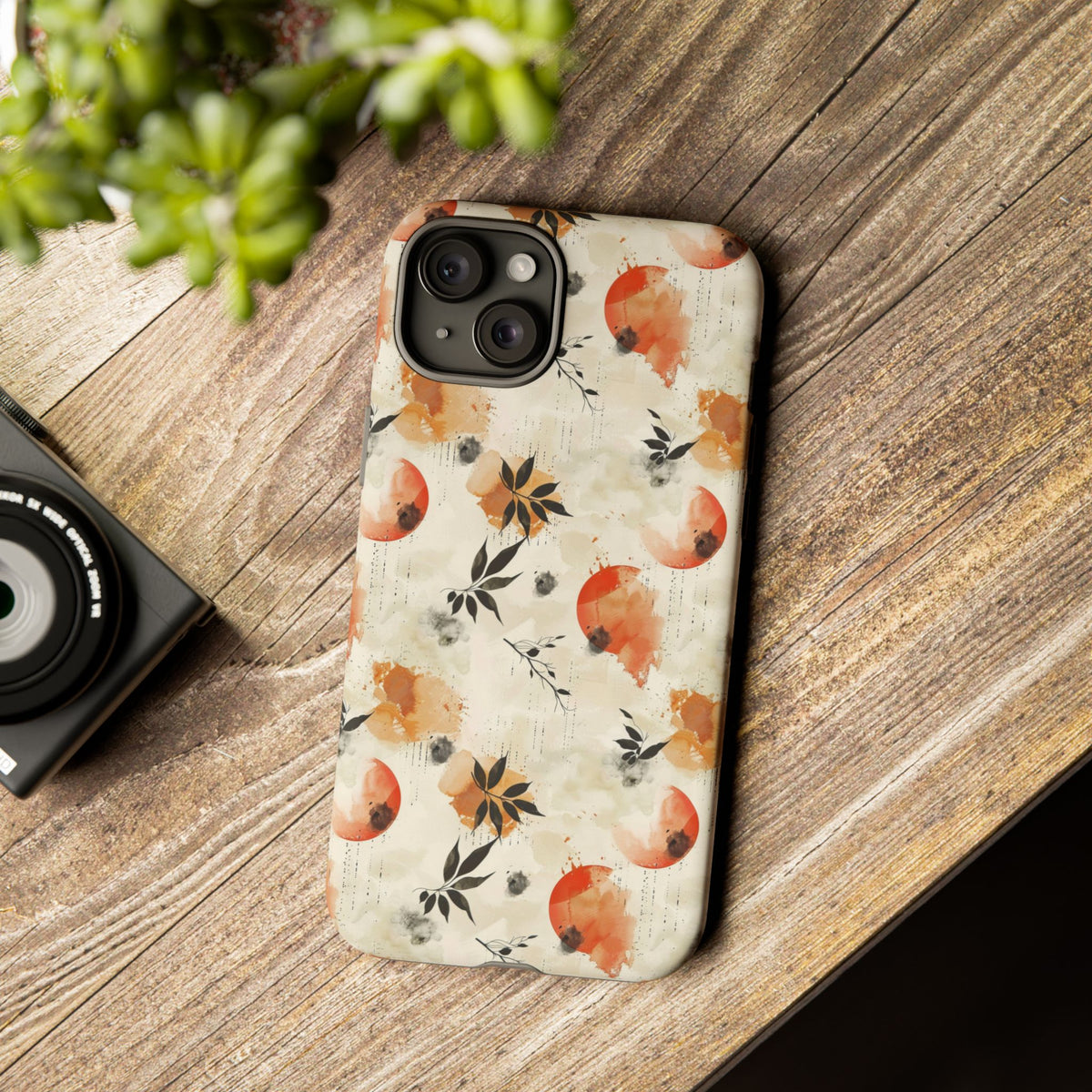 Japanese Pattern Phone Case – Elegant & Timeless Design for Your Phone 058