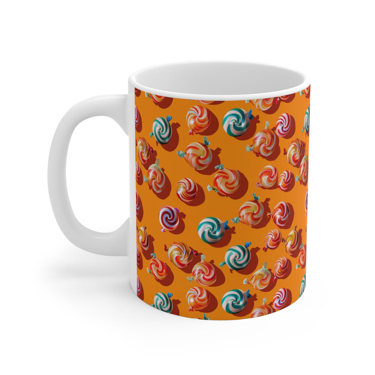 Colorful All-Over Candy Theme Coffee Mug Fun Ceramic Drinkware 212