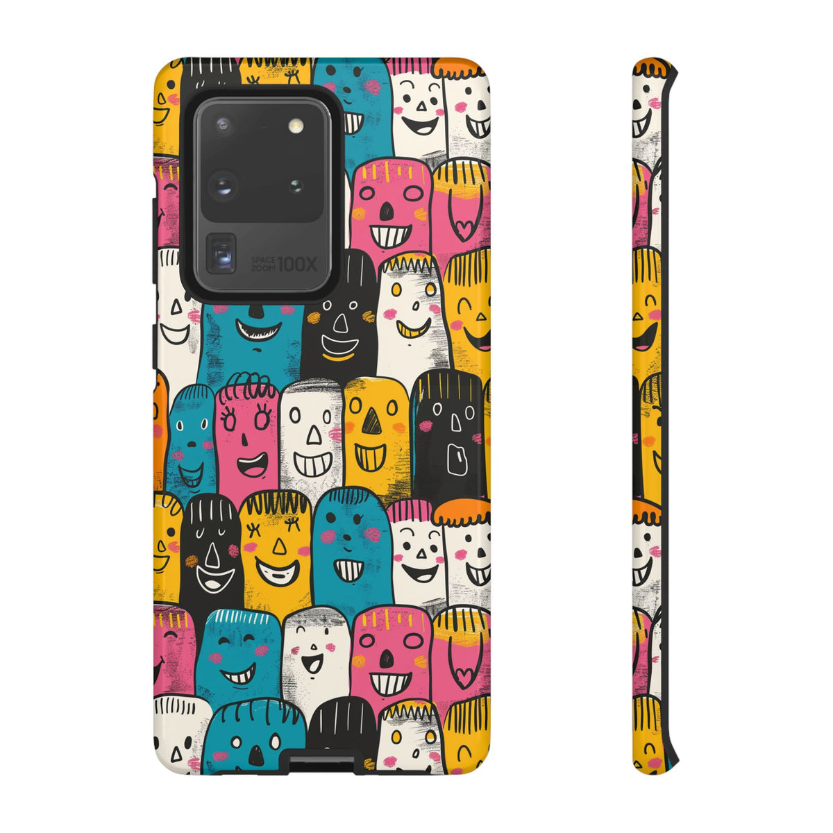 Happy Faces Phone Case – Joyful and Cheerful Design for a Bright Look 5