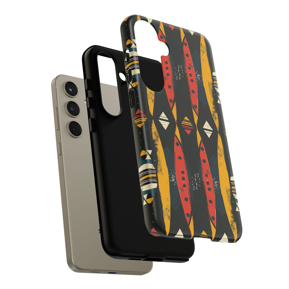 Stylish African Pattern Phone Case – Unique and Vibrant Protection 156