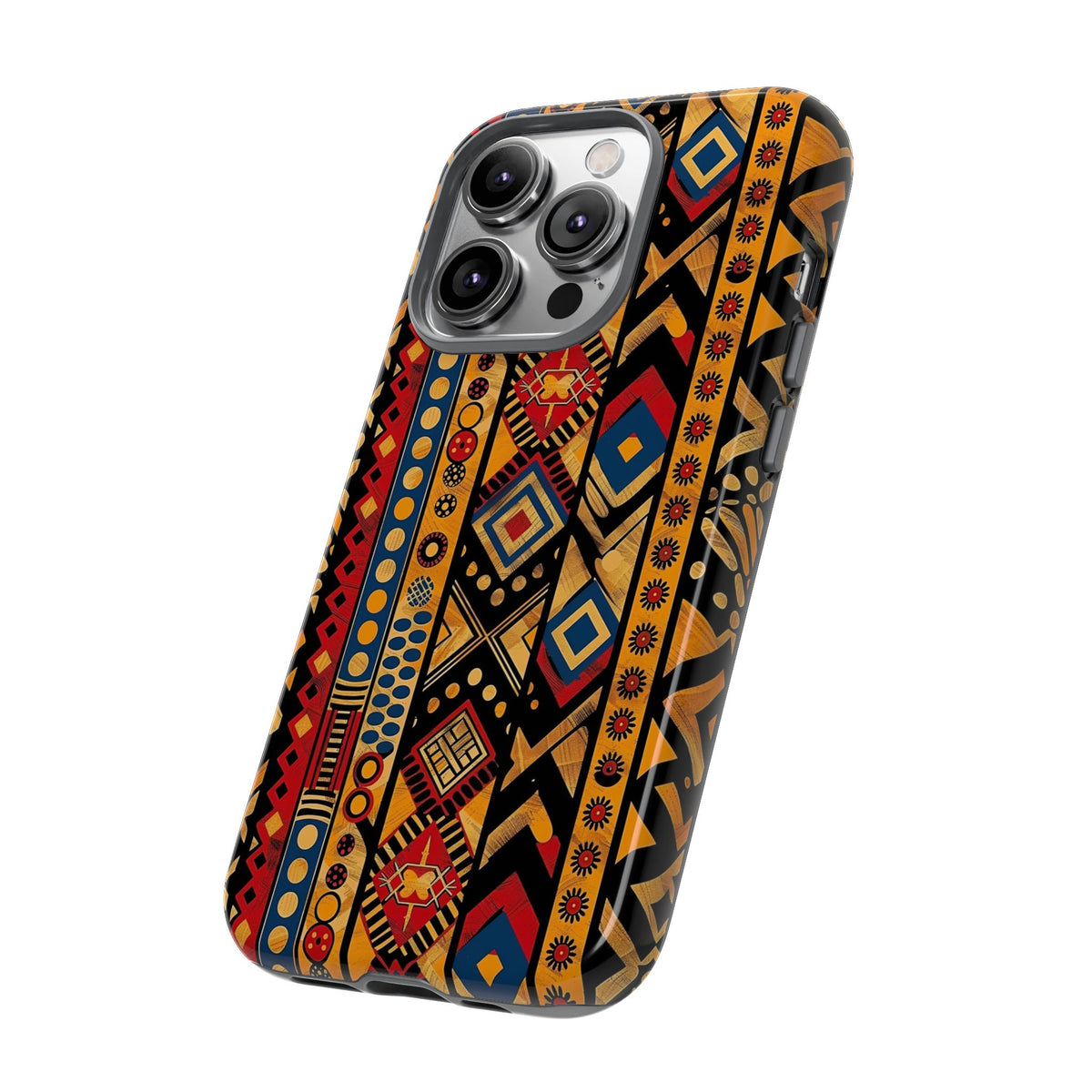 Stylish African Pattern Phone Case – Unique and Vibrant Protection 148