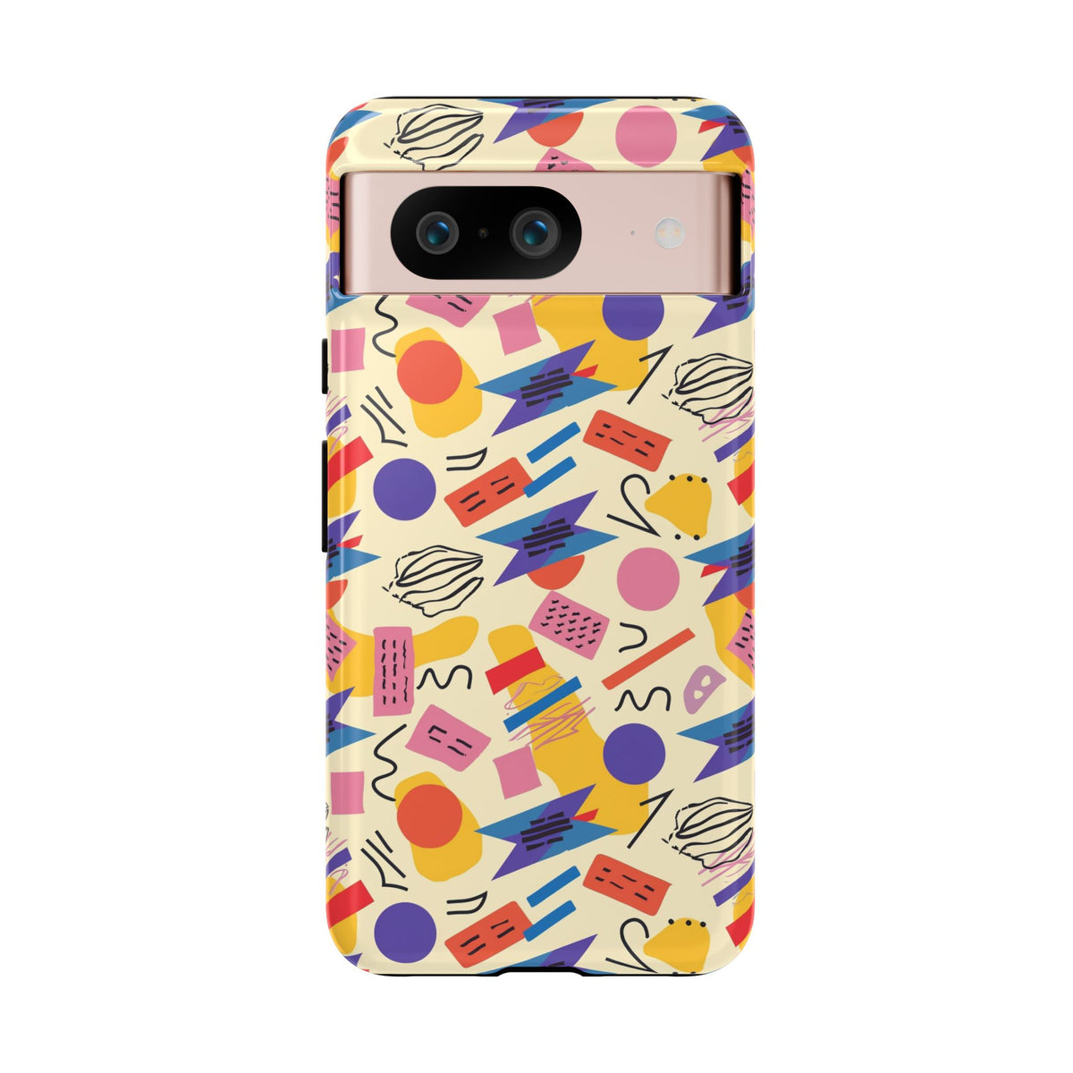 90s Themed Seamless Pattern Phone Case – Embrace Retro Style and Protection 270