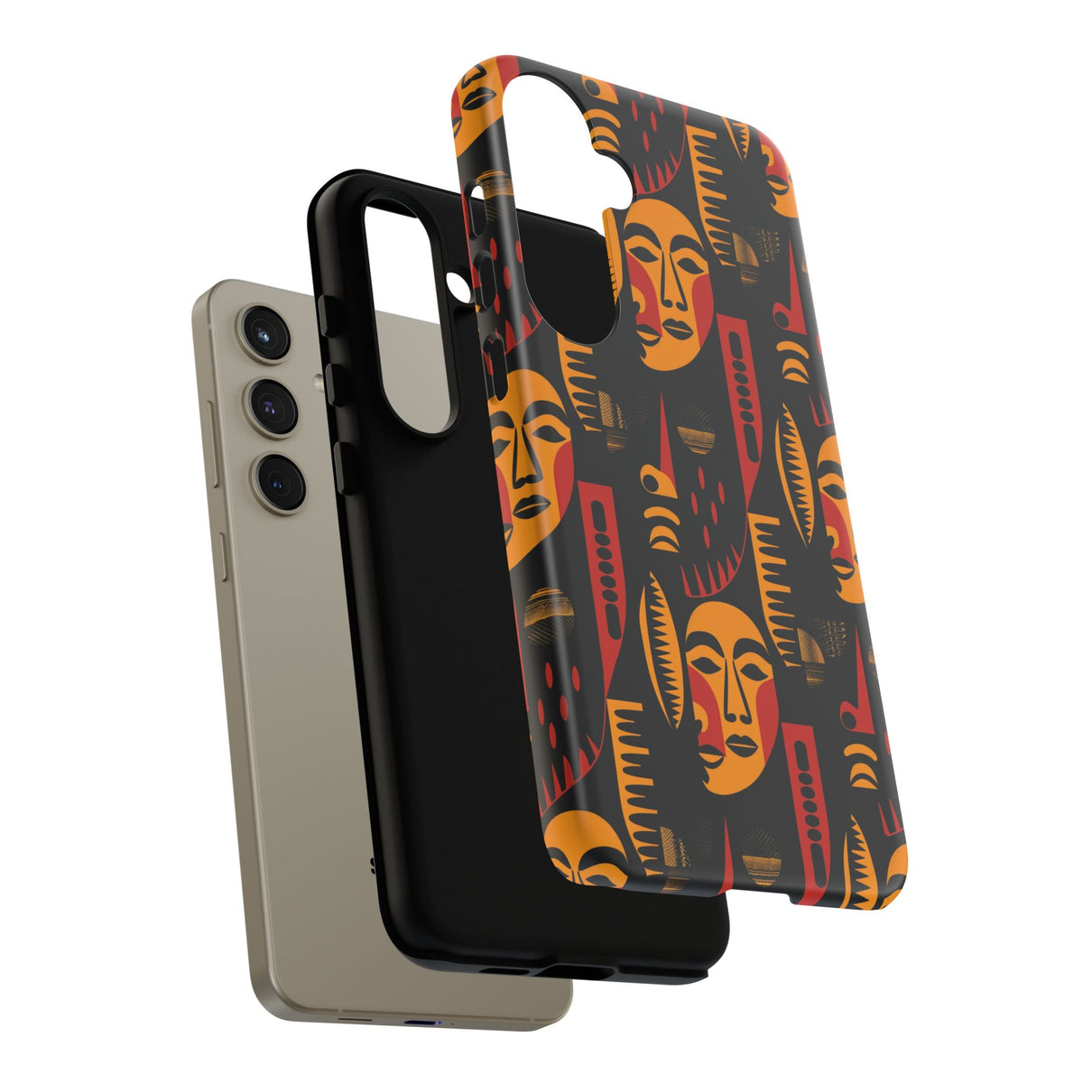 Stylish African Pattern Phone Case – Unique and Vibrant Protection 203