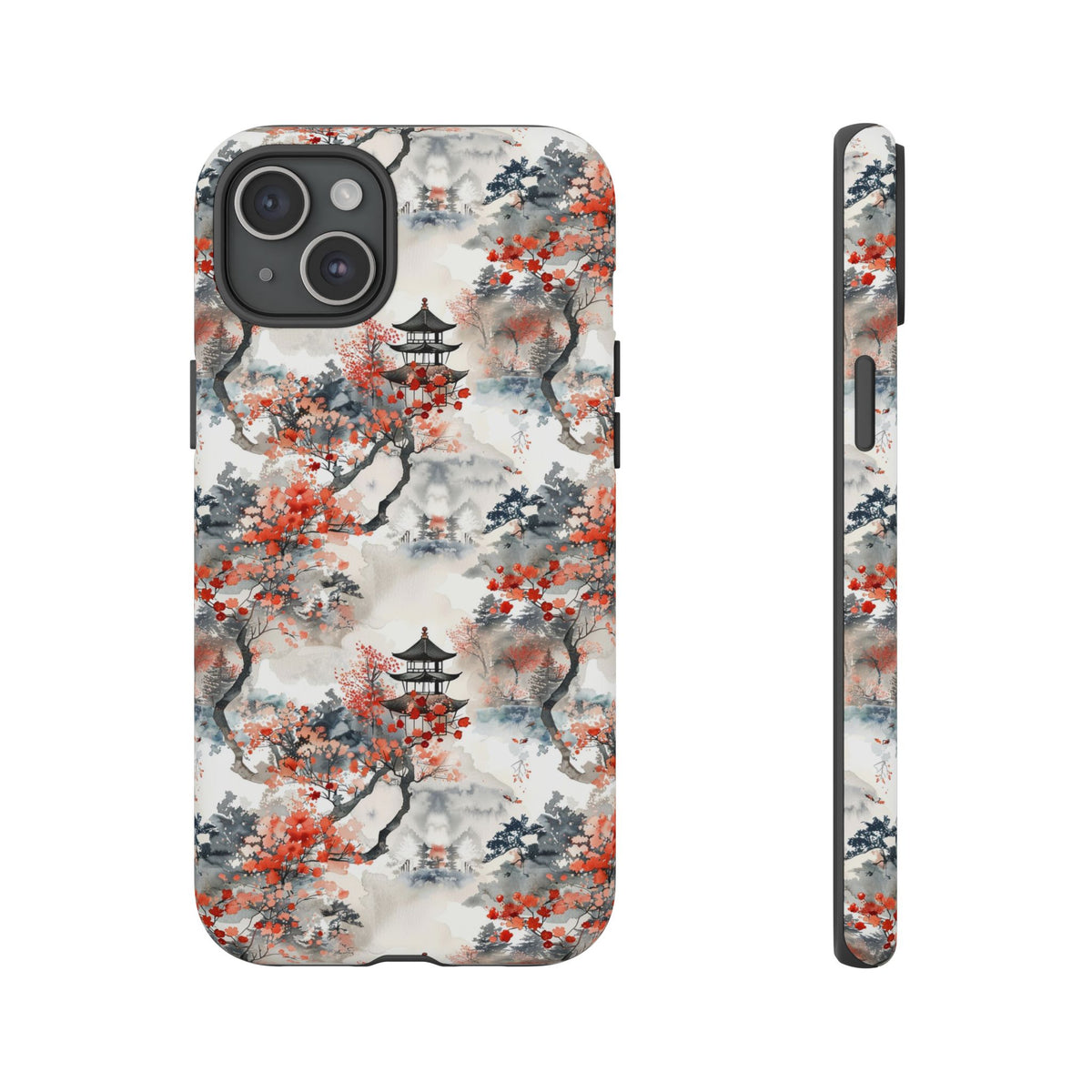 Japanese Pattern Phone Case – Elegant & Timeless Design for Your Phone 096