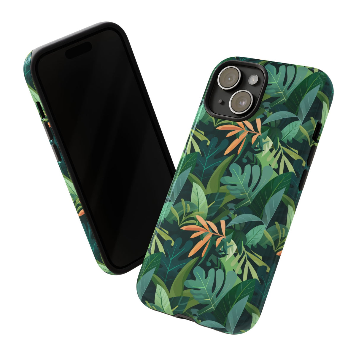 Jungle Pattern Phone Case – Exotic & Lush Design for Your Phone 341