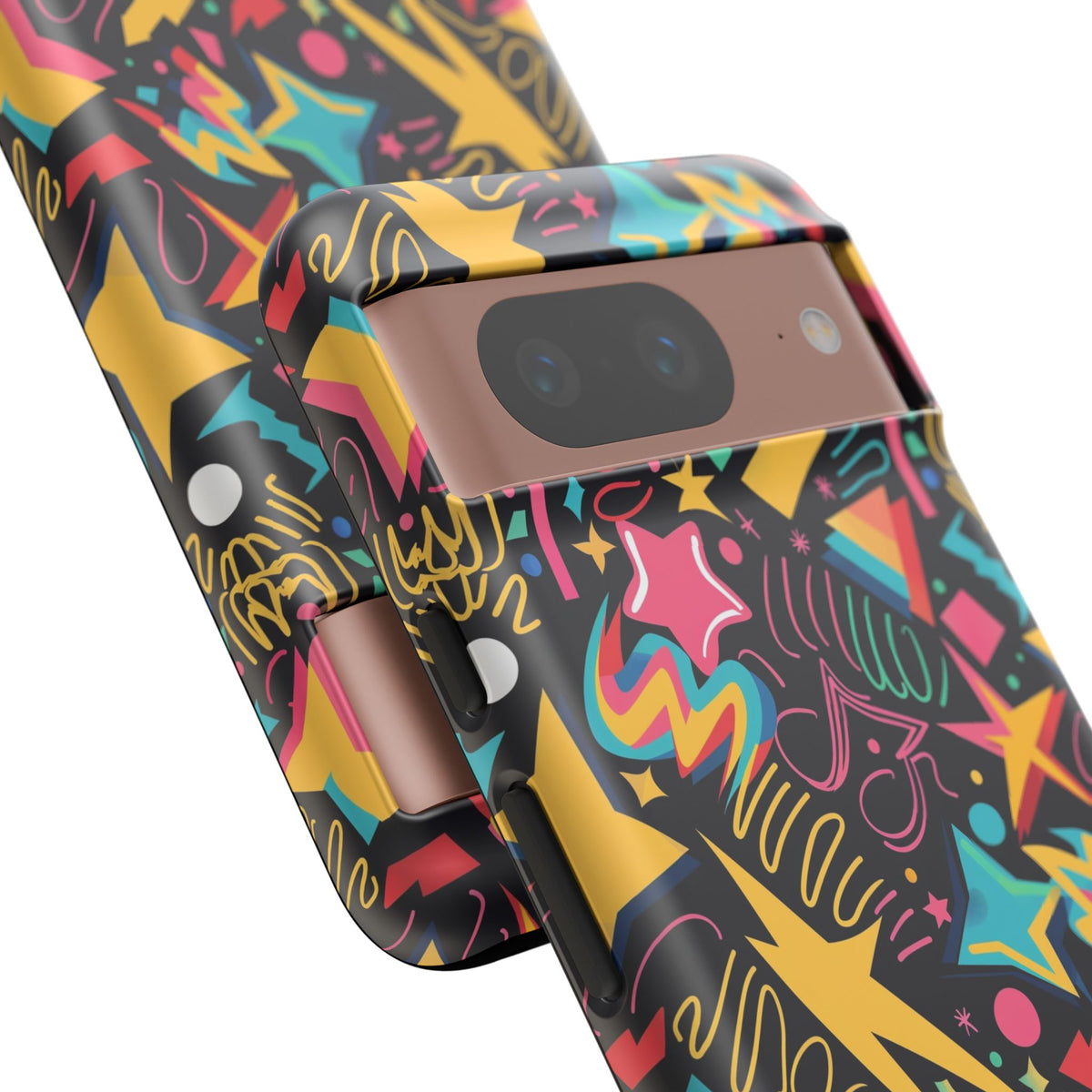 90s Themed Seamless Pattern Phone Case – Embrace Retro Style and Protection 232