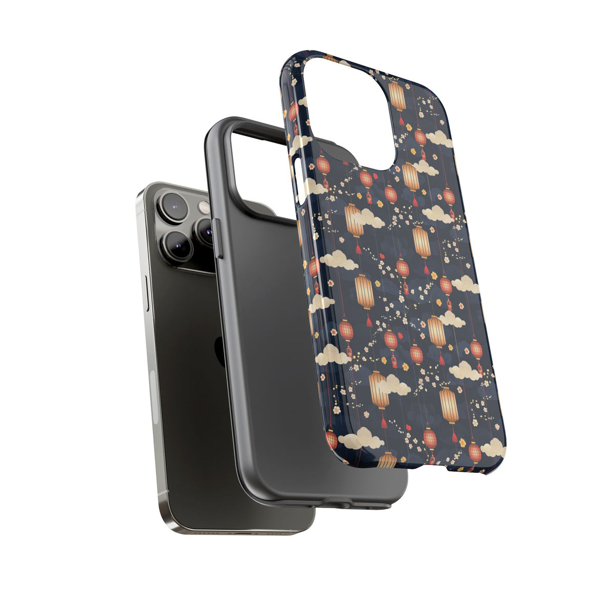 Japanese Pattern Phone Case – Elegant & Timeless Design for Your Phone 470