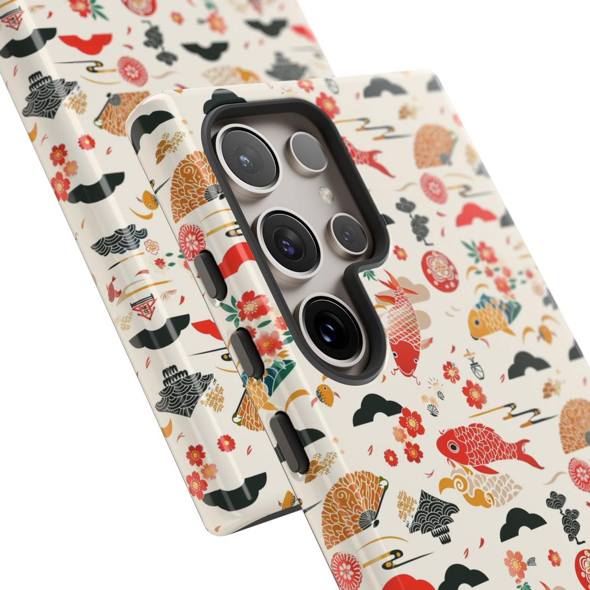 Japanese Pattern Phone Case – Elegant & Timeless Design for Your Phone 154