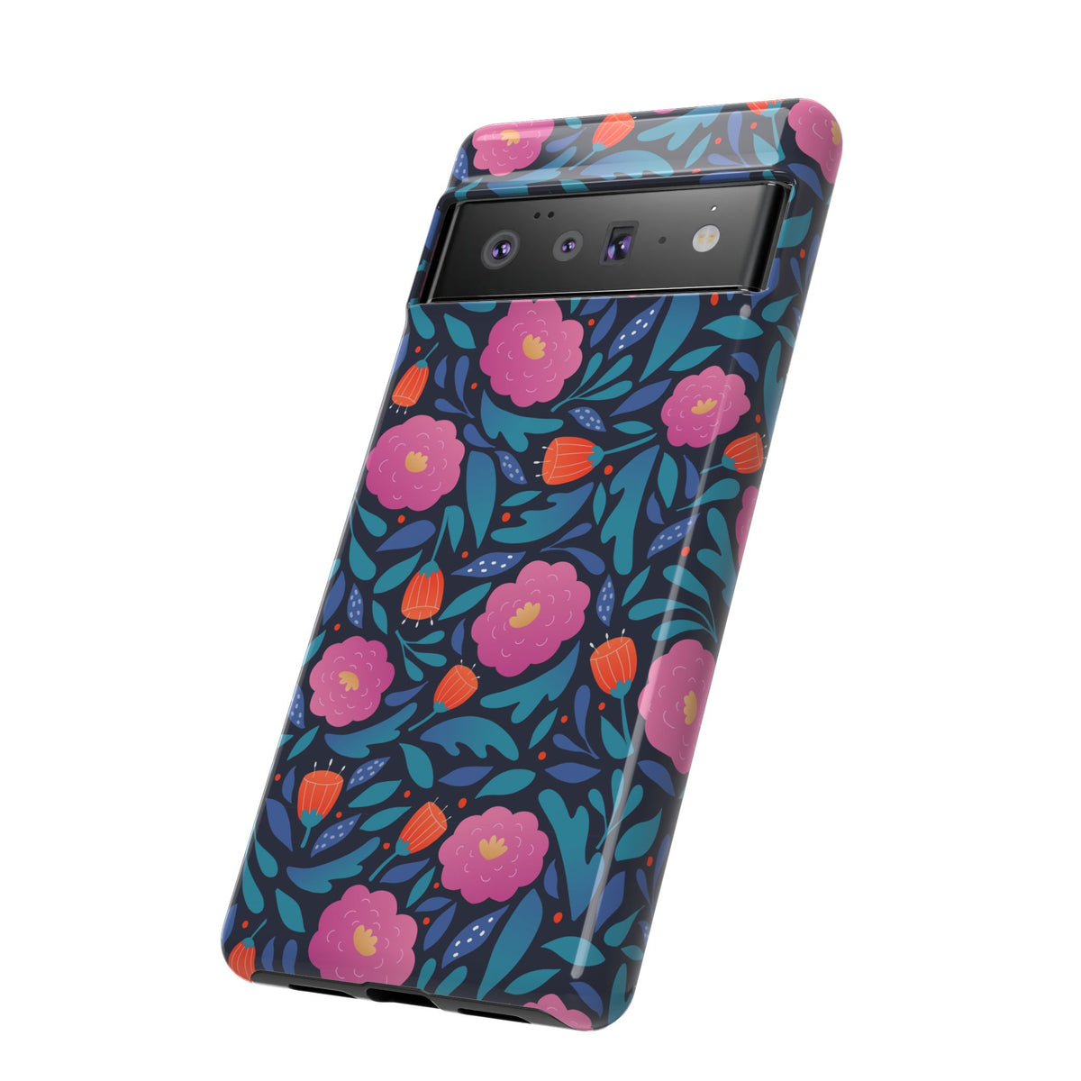 Colorful Little Flower Design Phone Case – Bright and Cheerful Floral Phone Cover 2