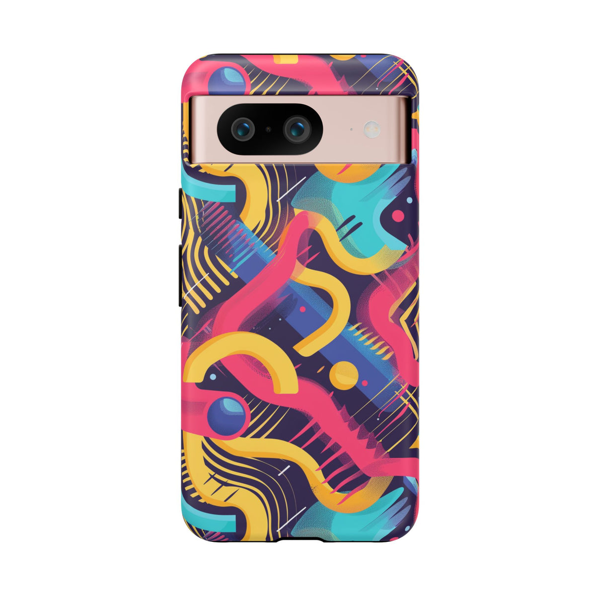 Retro 80s Seamless Phone Case – Vintage Style Meets Modern Protection 2