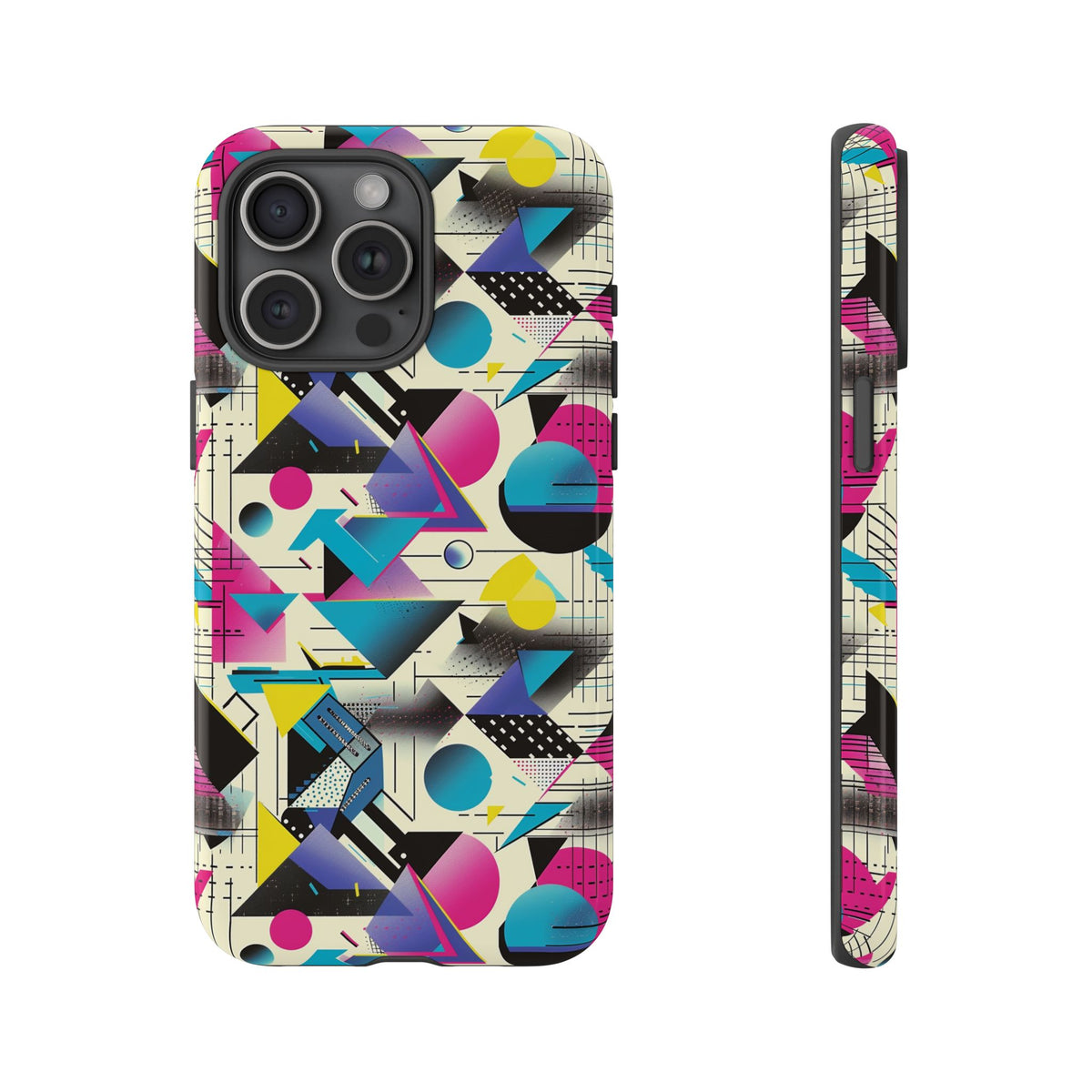 Retro 80s Seamless Phone Case – Vintage Style Meets Modern Protection 202