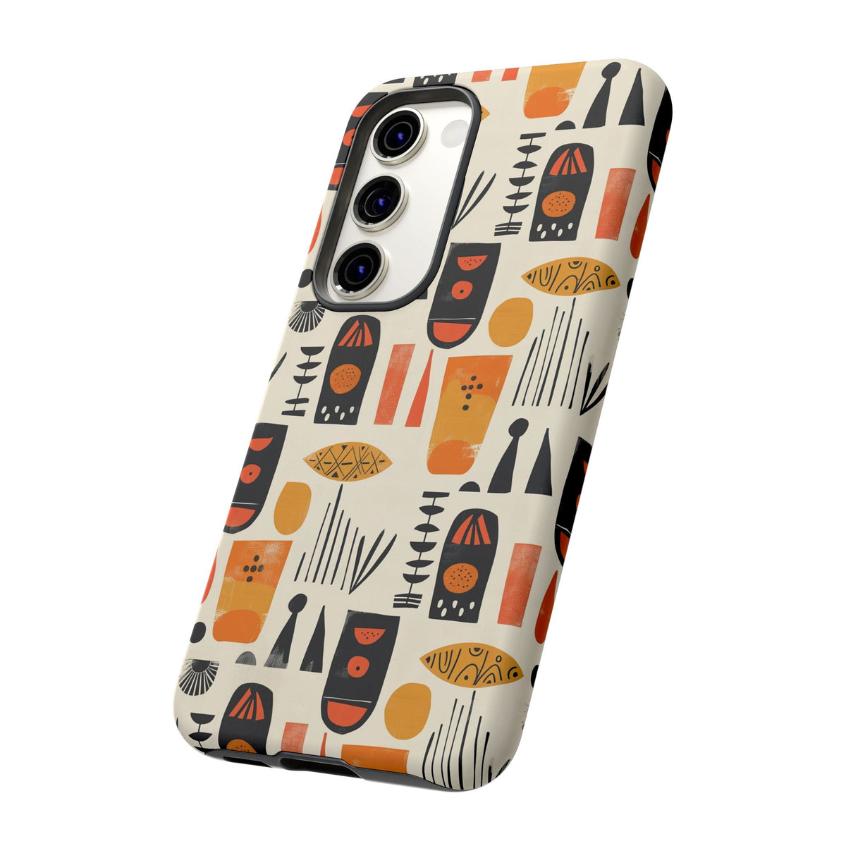 Stylish African Pattern Phone Case – Unique and Vibrant Protection 208