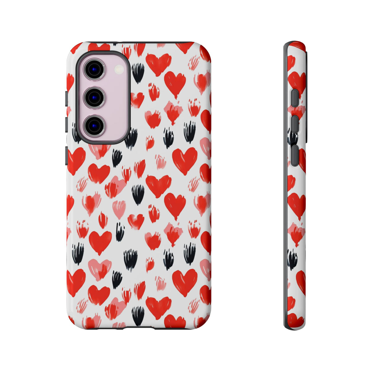 Heart Pattern Phone Case – Stylish & Loving Design for Your Device 366