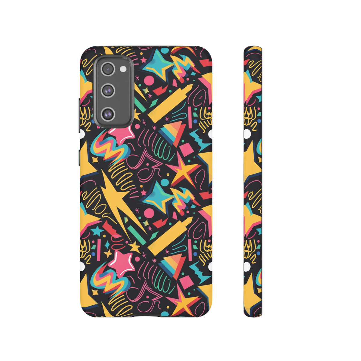 90s Themed Seamless Pattern Phone Case – Embrace Retro Style and Protection 232