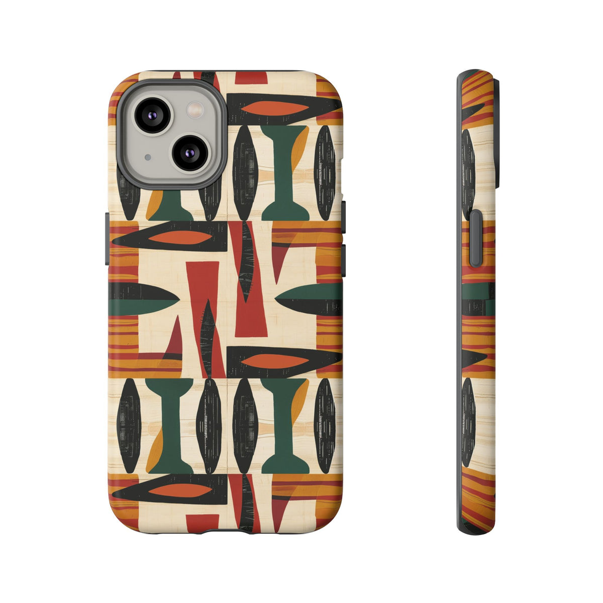 Stylish African Pattern Phone Case – Unique and Vibrant Protection 196