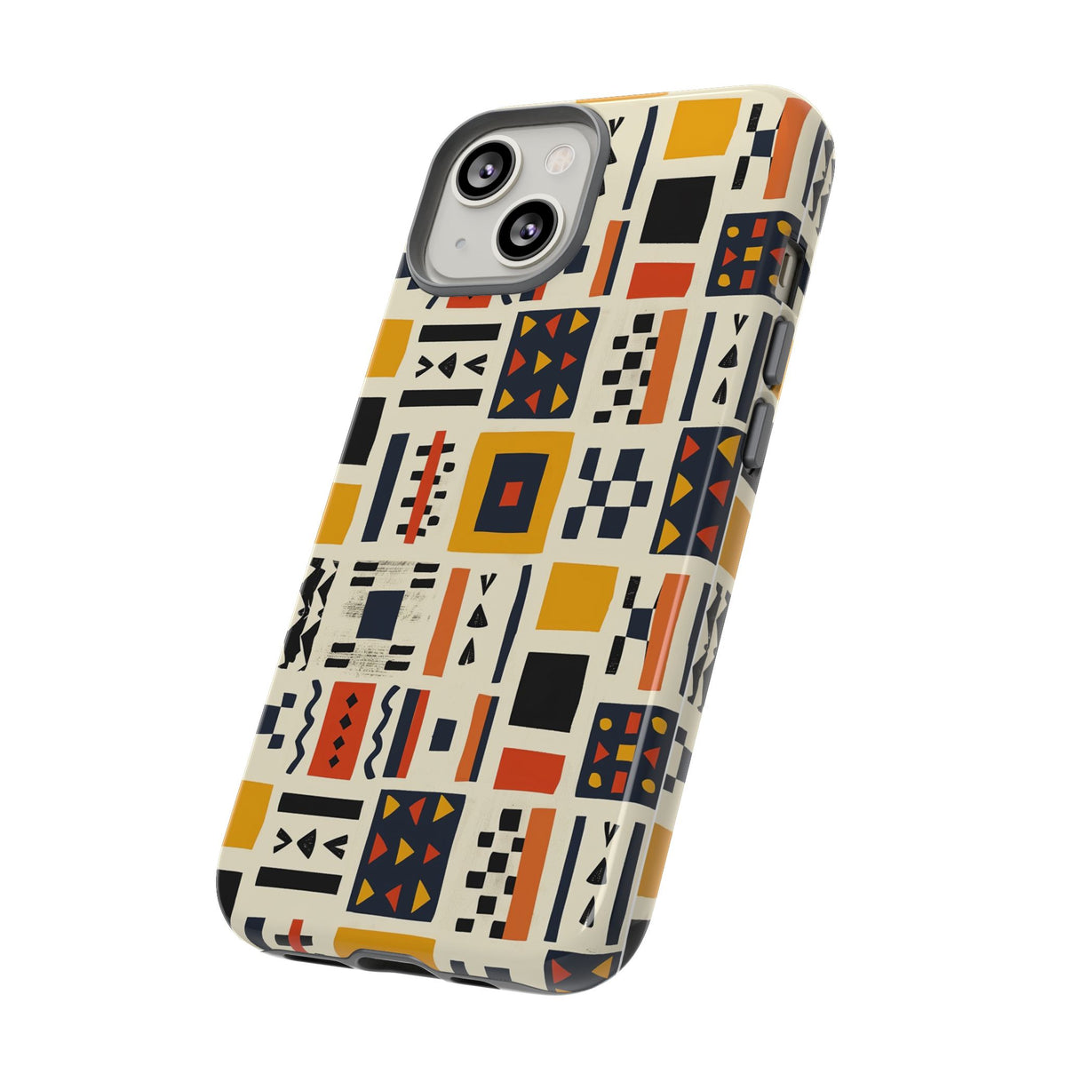 Stylish African Pattern Phone Case – Unique and Vibrant Protection 104