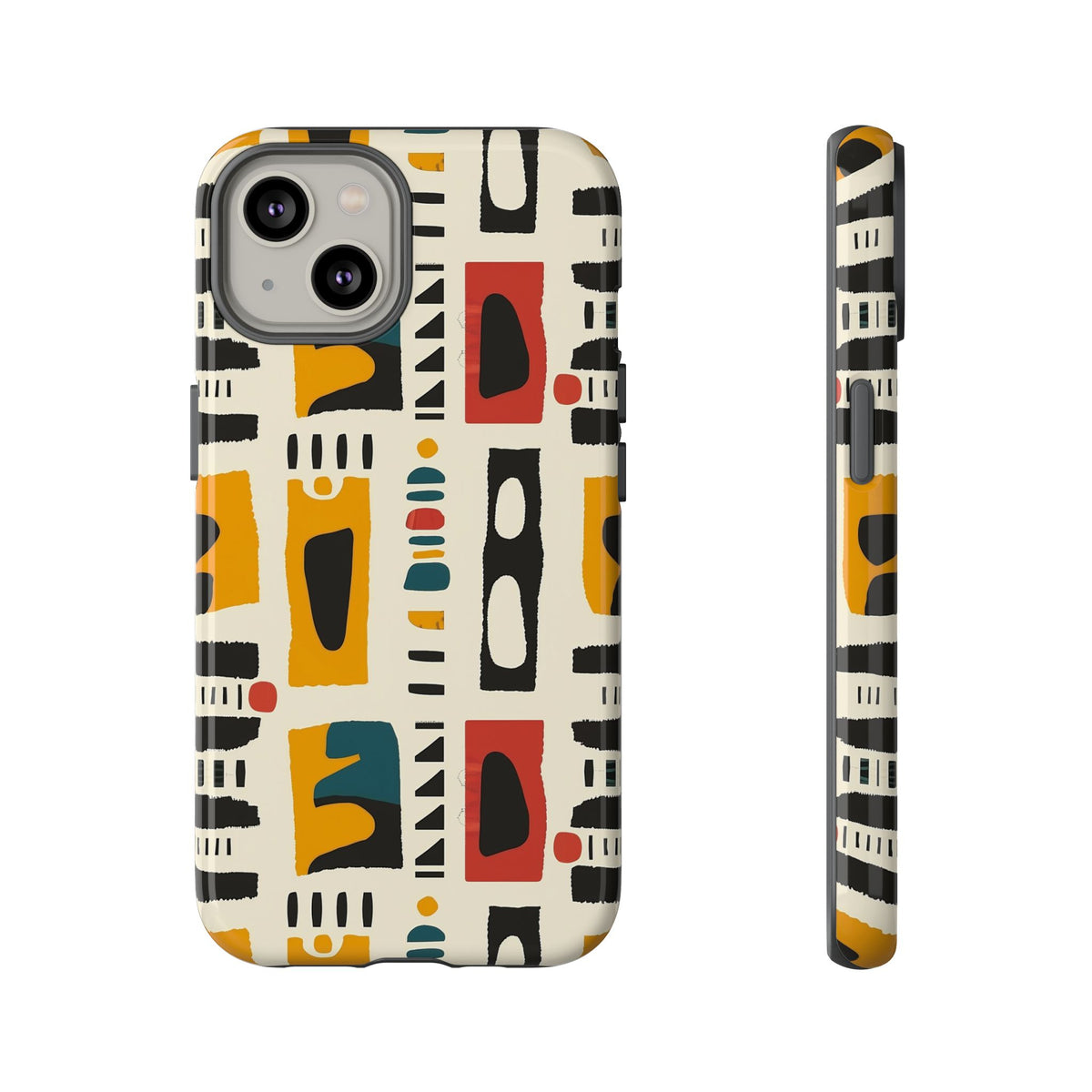 Stylish African Pattern Phone Case – Unique and Vibrant Protection 260