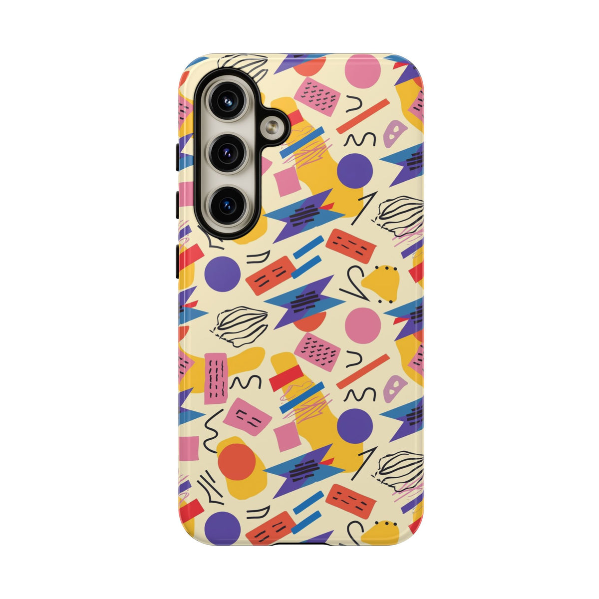 90s Themed Seamless Pattern Phone Case – Embrace Retro Style and Protection 270