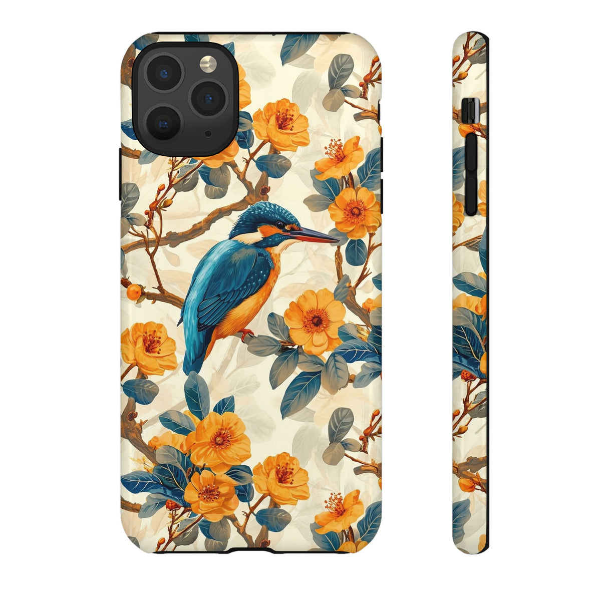 Birds Seamless Pattern Phone Case – Elegant and Timeless Avian Design