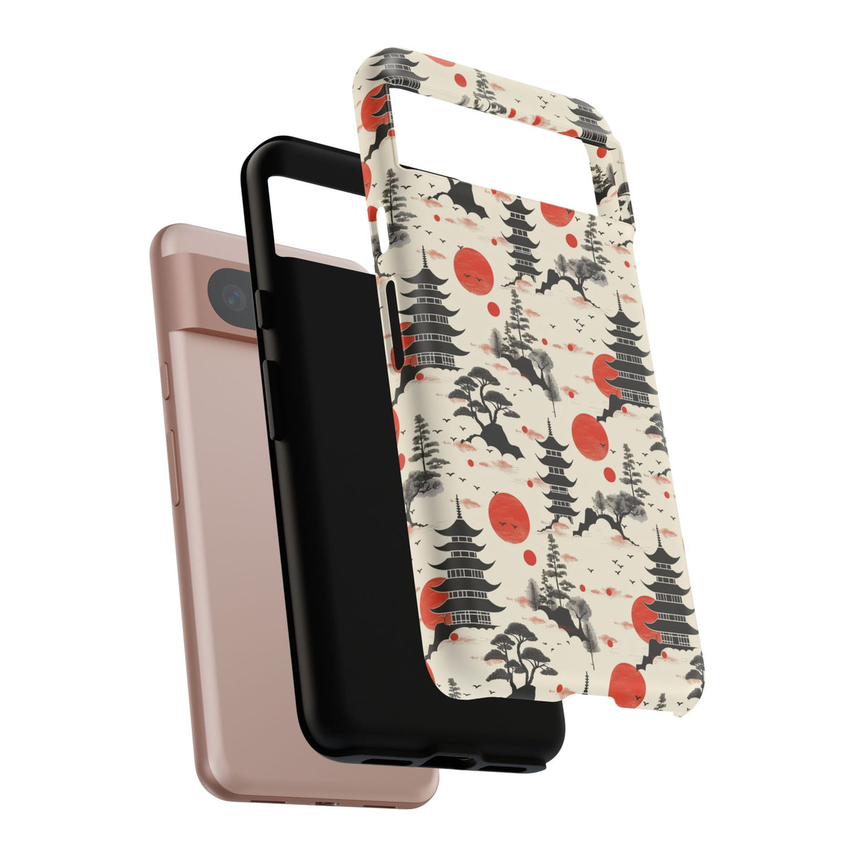 Japanese Pattern Phone Case – Elegant & Timeless Design for Your Phone 152