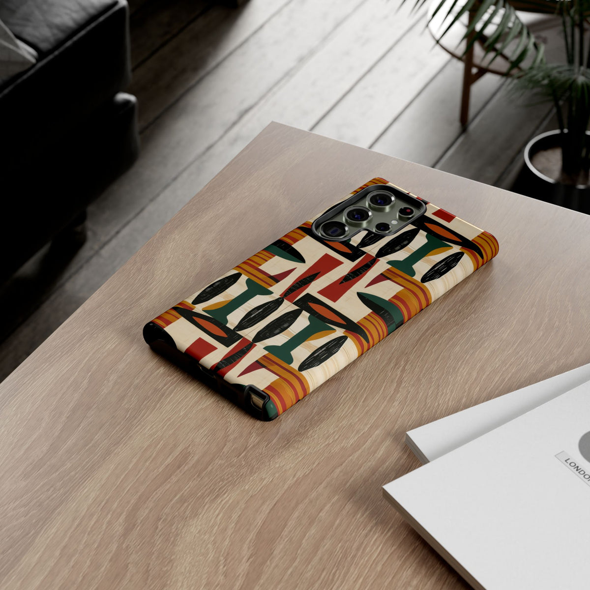 Stylish African Pattern Phone Case – Unique and Vibrant Protection 196