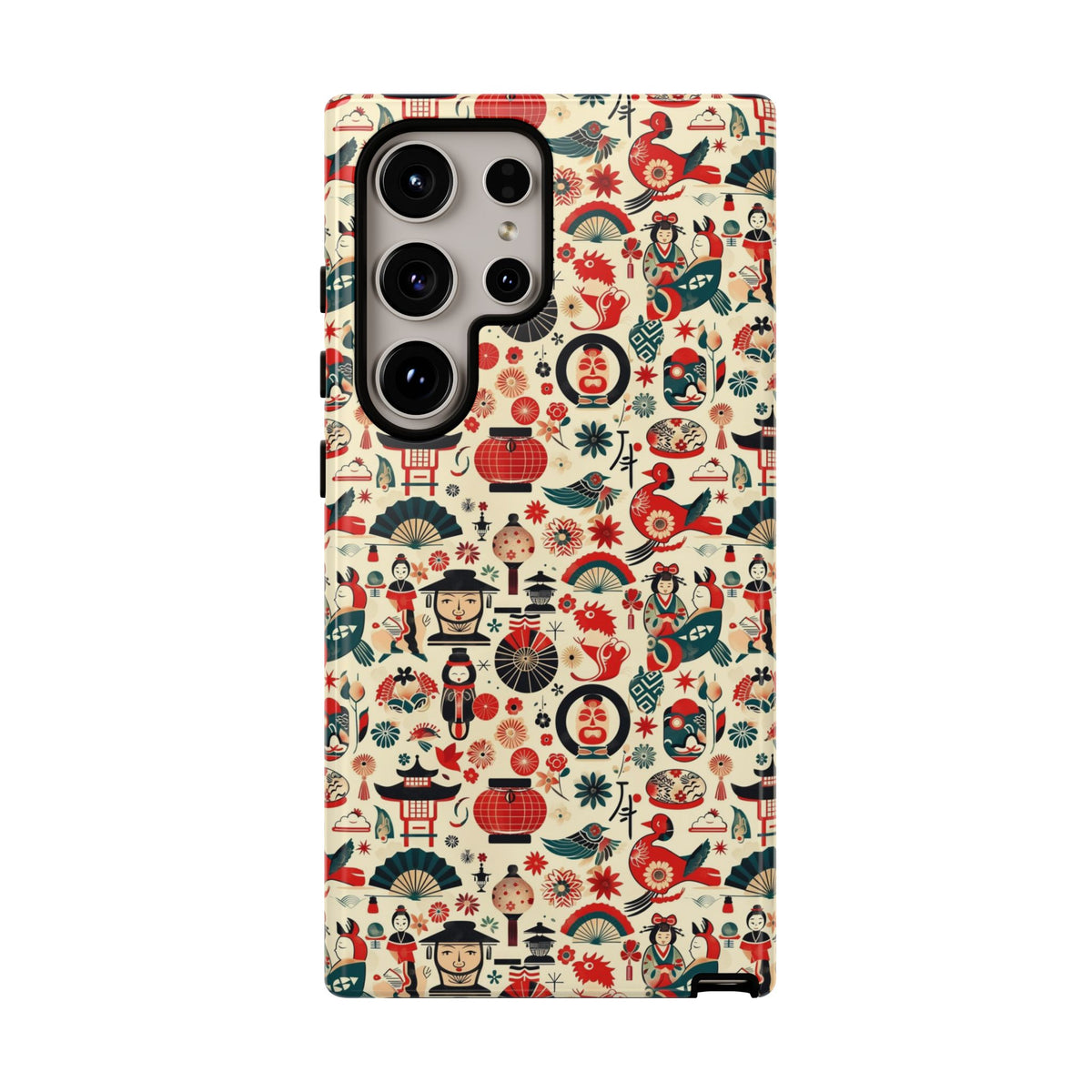 Japanese Pattern Phone Case – Elegant & Timeless Design for Your Phone 471