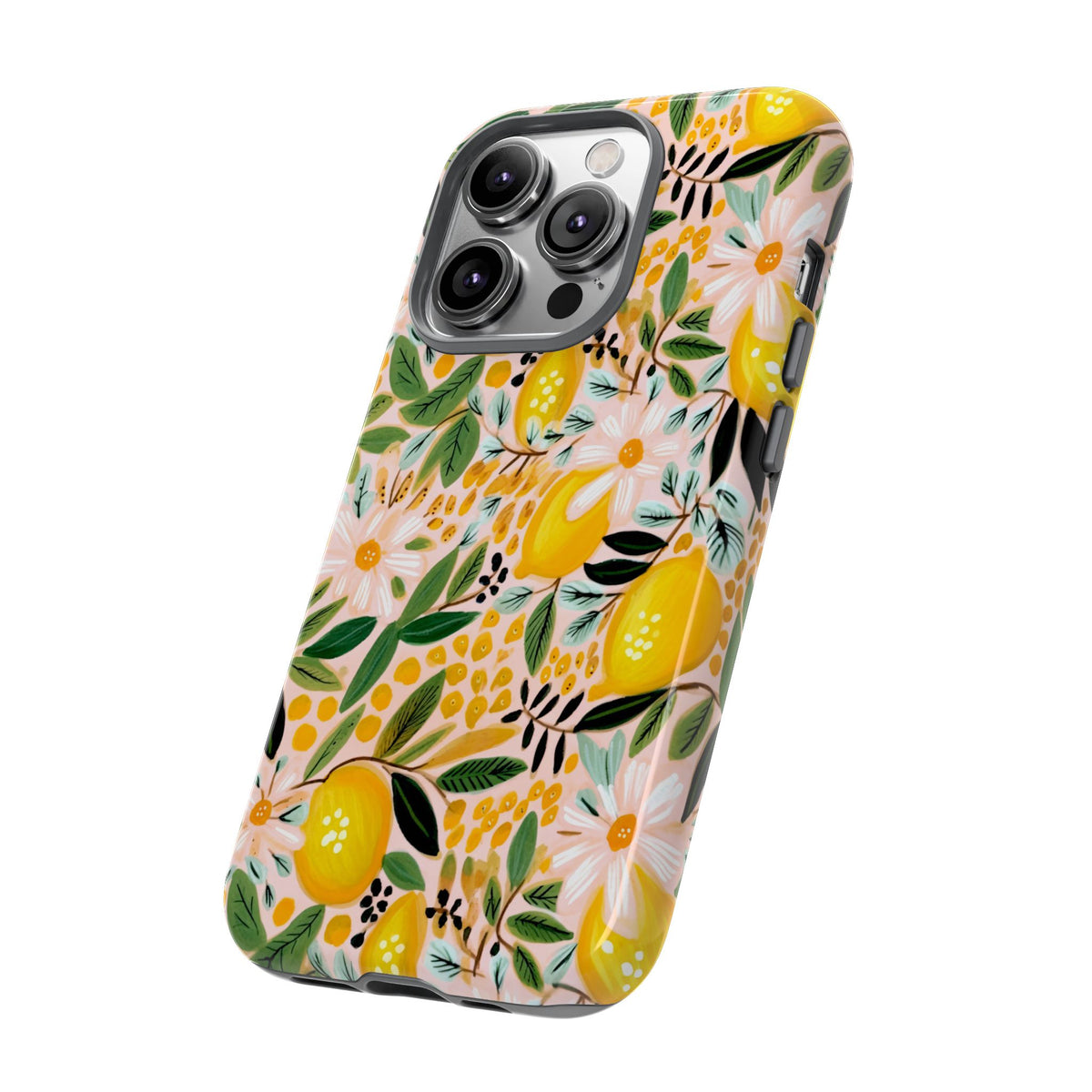 Cute Summer Lemons Phone Case – Refreshing Citrus Design for Your Phone 2