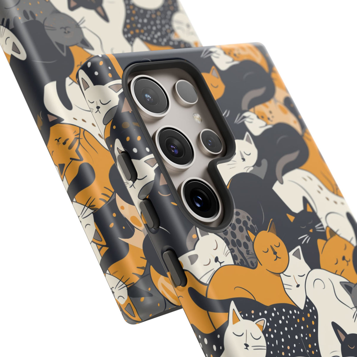 Seamless Cat Pattern Design Phone Case – Playful and Stylish Cat-Themed Phone Cover 2