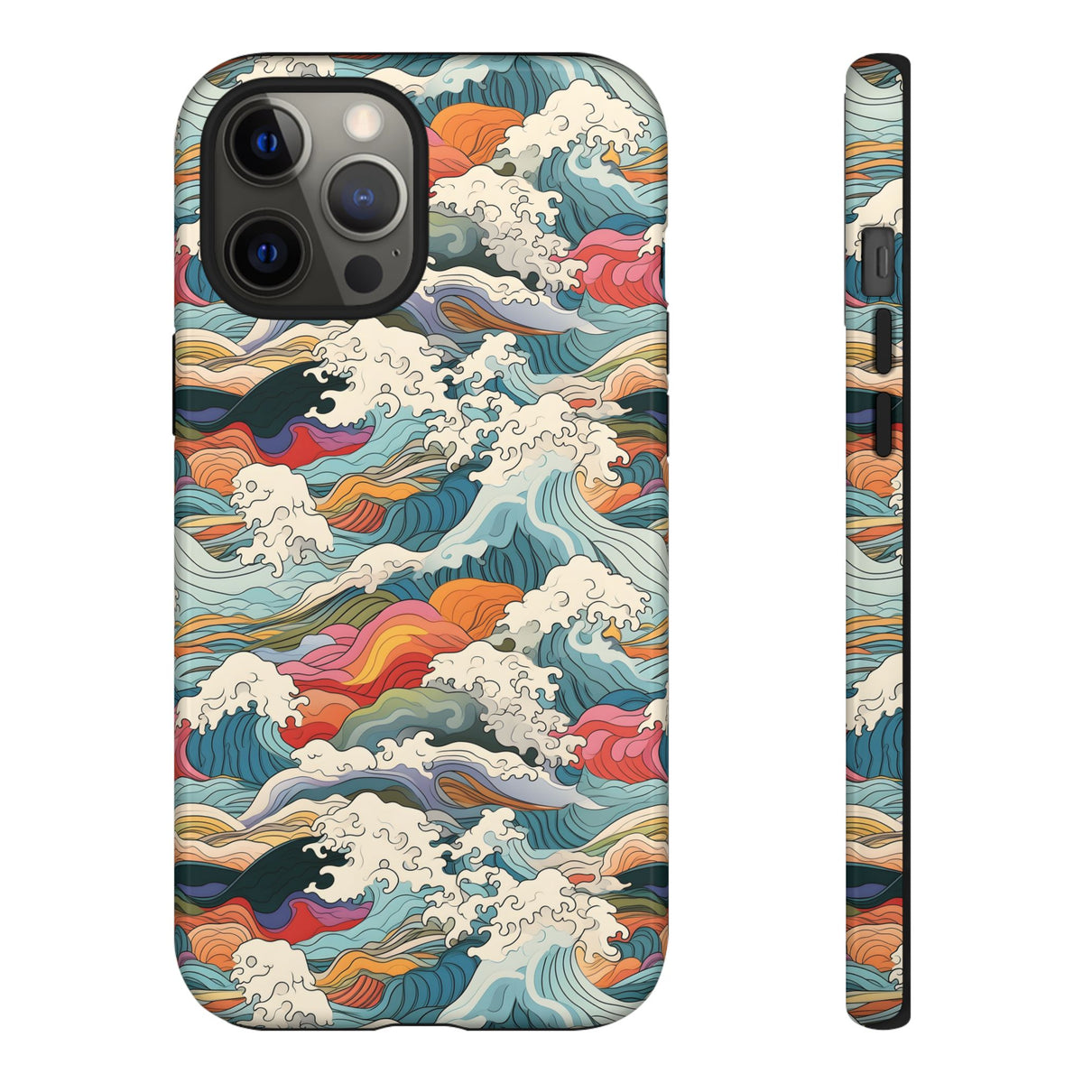 Japanese Waves Phone Case – Embrace Timeless Elegance with Classic Design 2