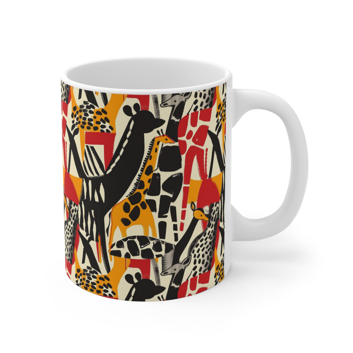 All-Over African Pattern Coffee Mug 666