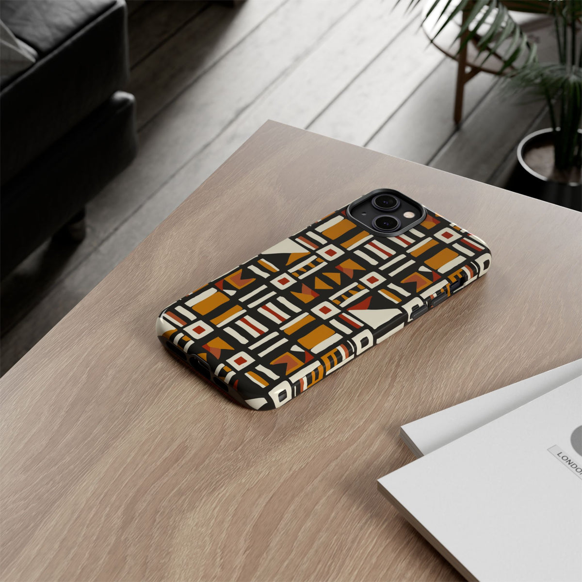 Stylish African Pattern Phone Case – Unique and Vibrant Protection 107