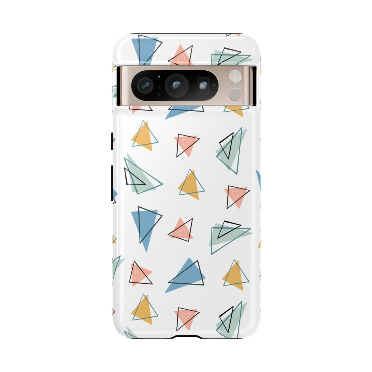 Triangle Pattern Phone Case – Modern & Durable Geometric Design